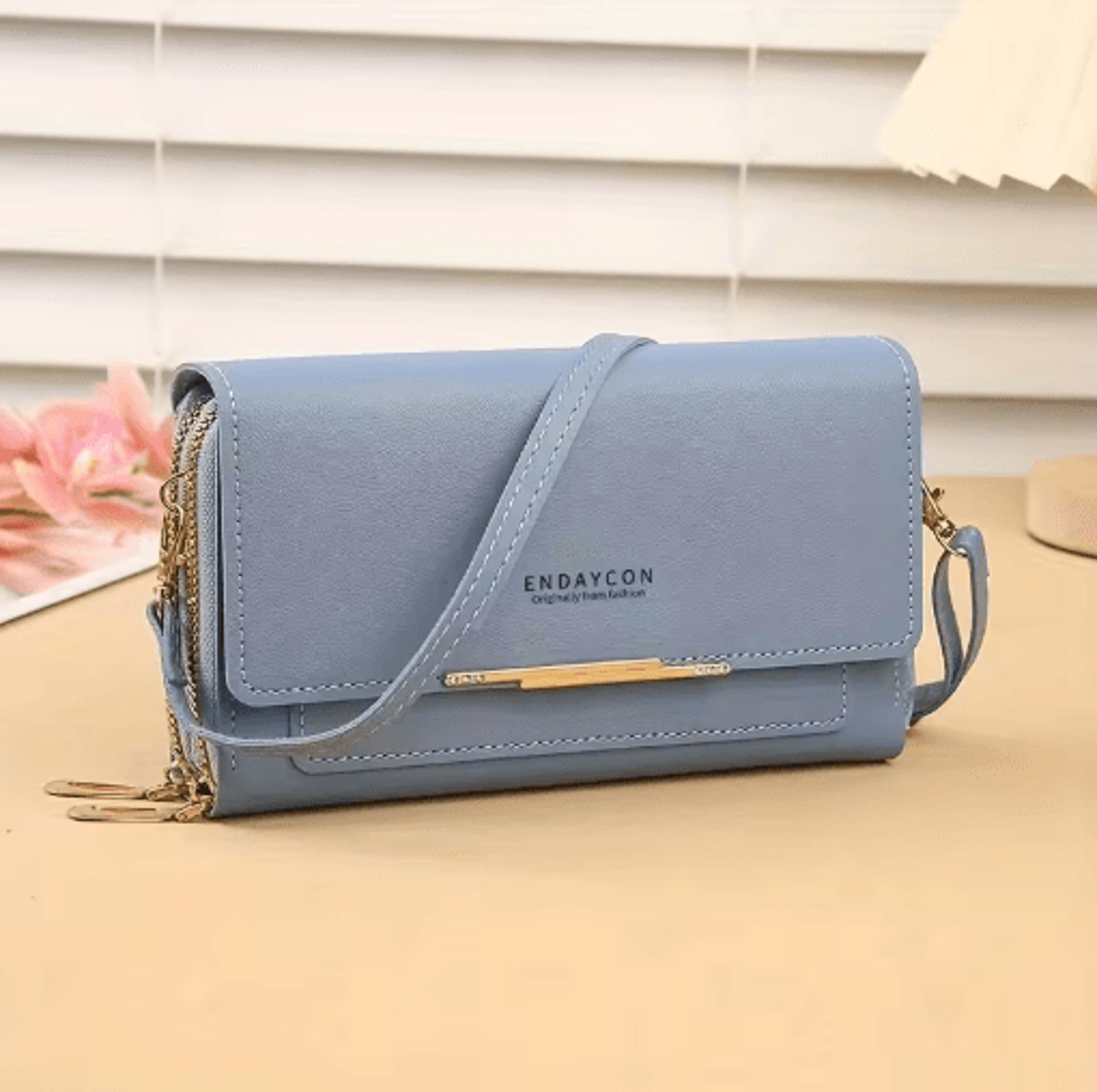 Fashionable RFID Crossbody Bag  Mobile Phone Bag Card Wallet  Coin Purse In One 3