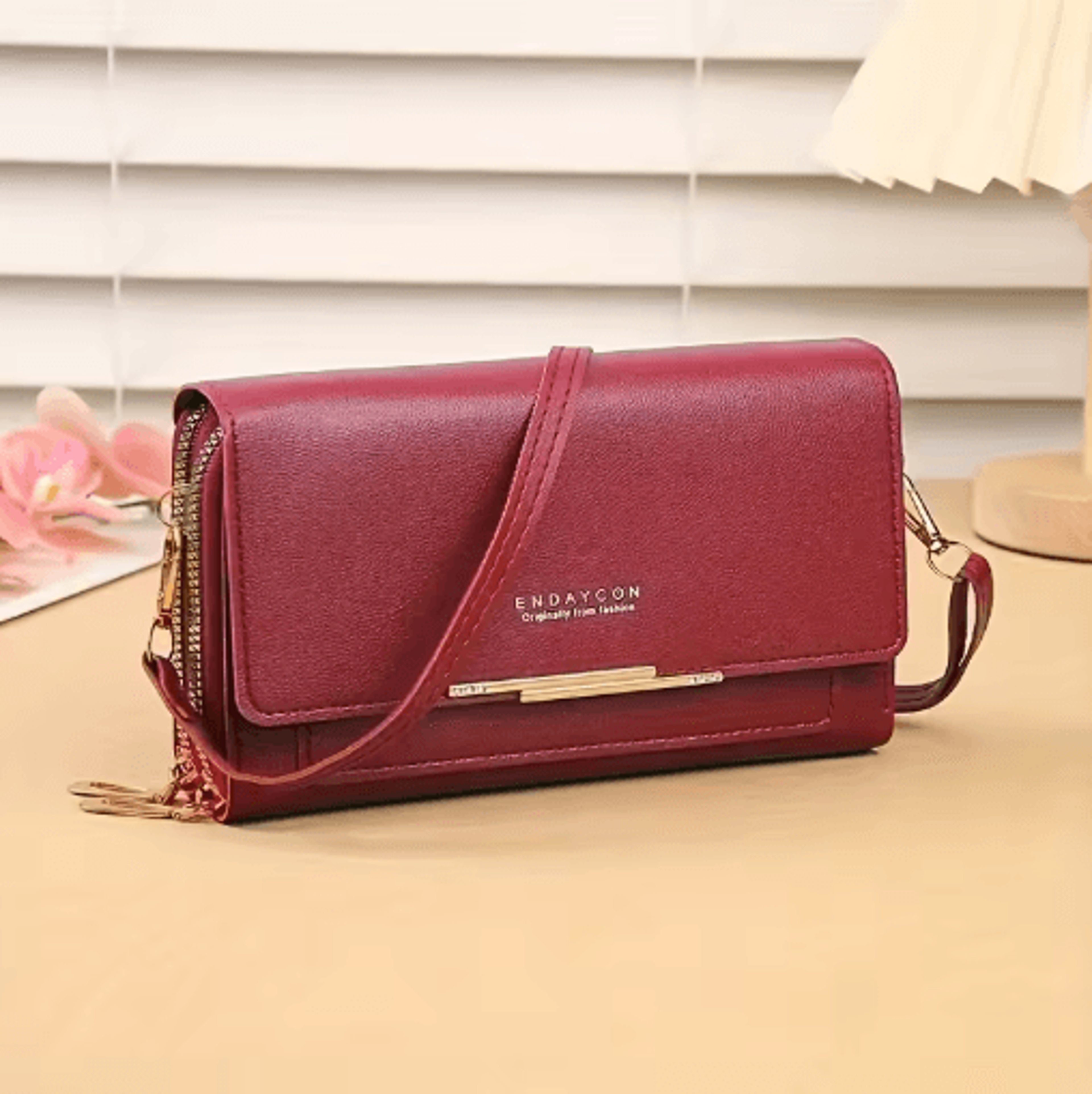 Fashionable RFID Crossbody Bag  Mobile Phone Bag Card Wallet  Coin Purse In One 6