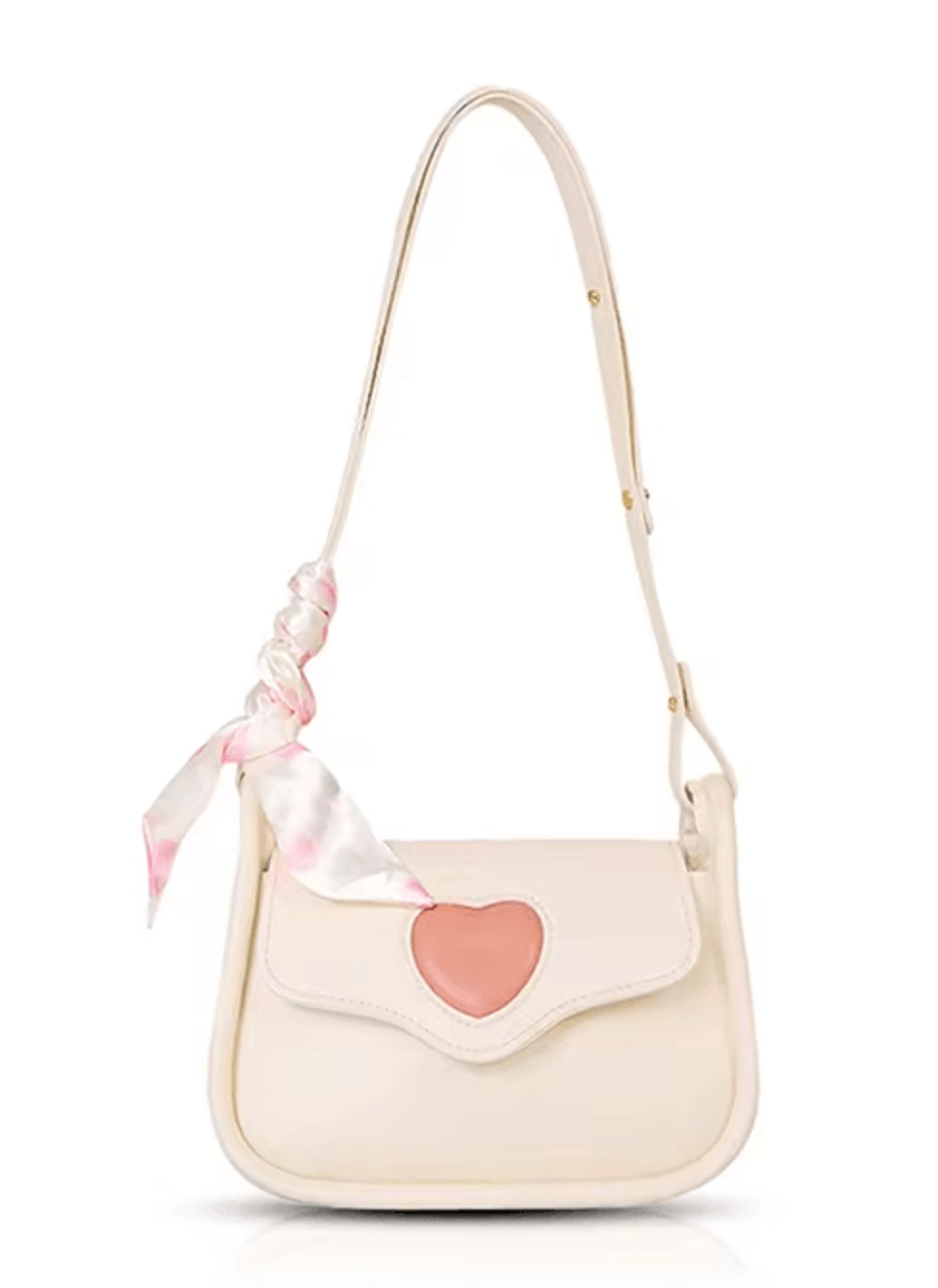 Retro Love Saddle Crossbody Bag For Women Chic Niche Shoulder Bag 1