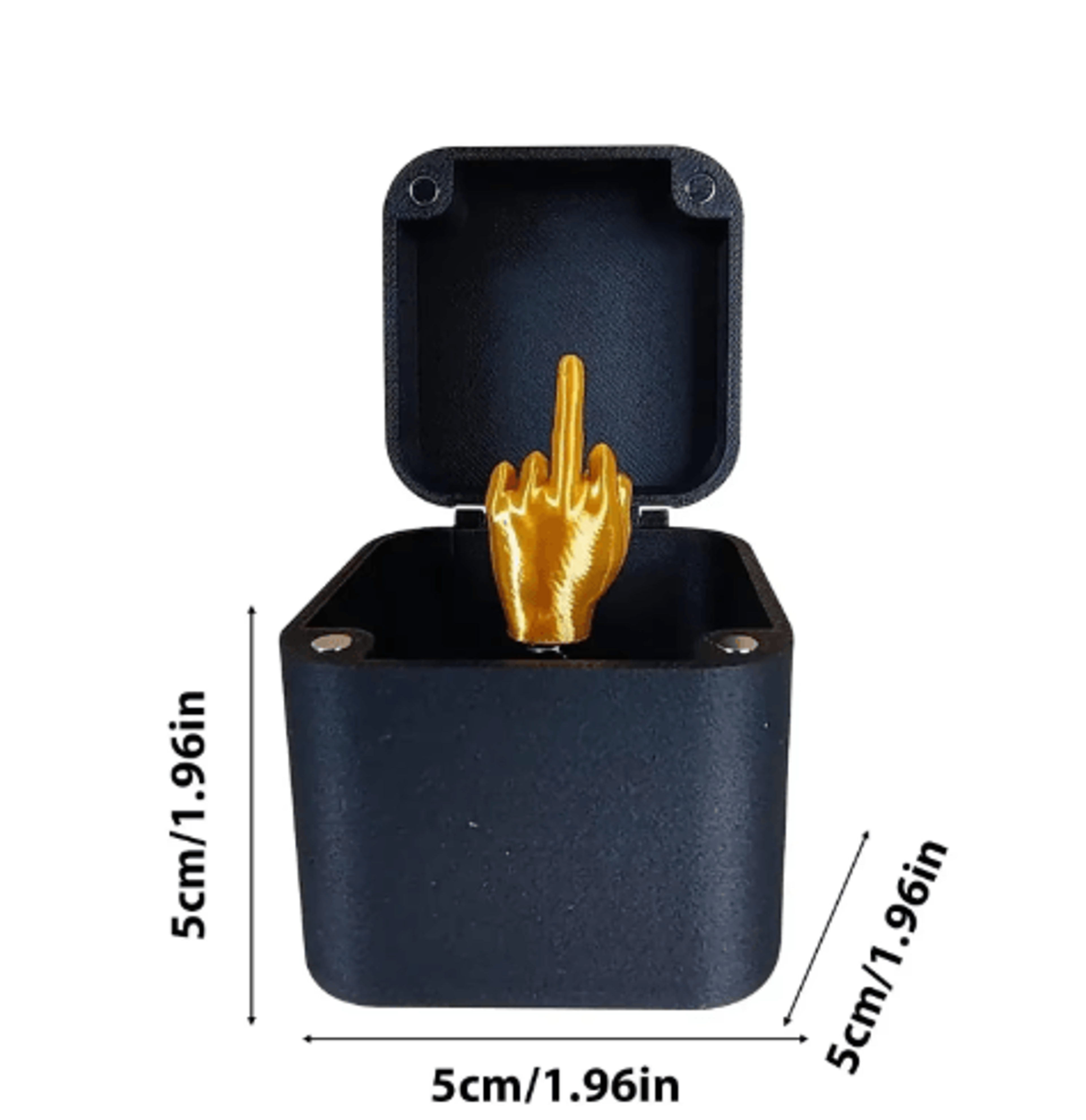 Middle Finger Surprise Box  Funny Gag Gift Desk Decoration  Prank Toy 2