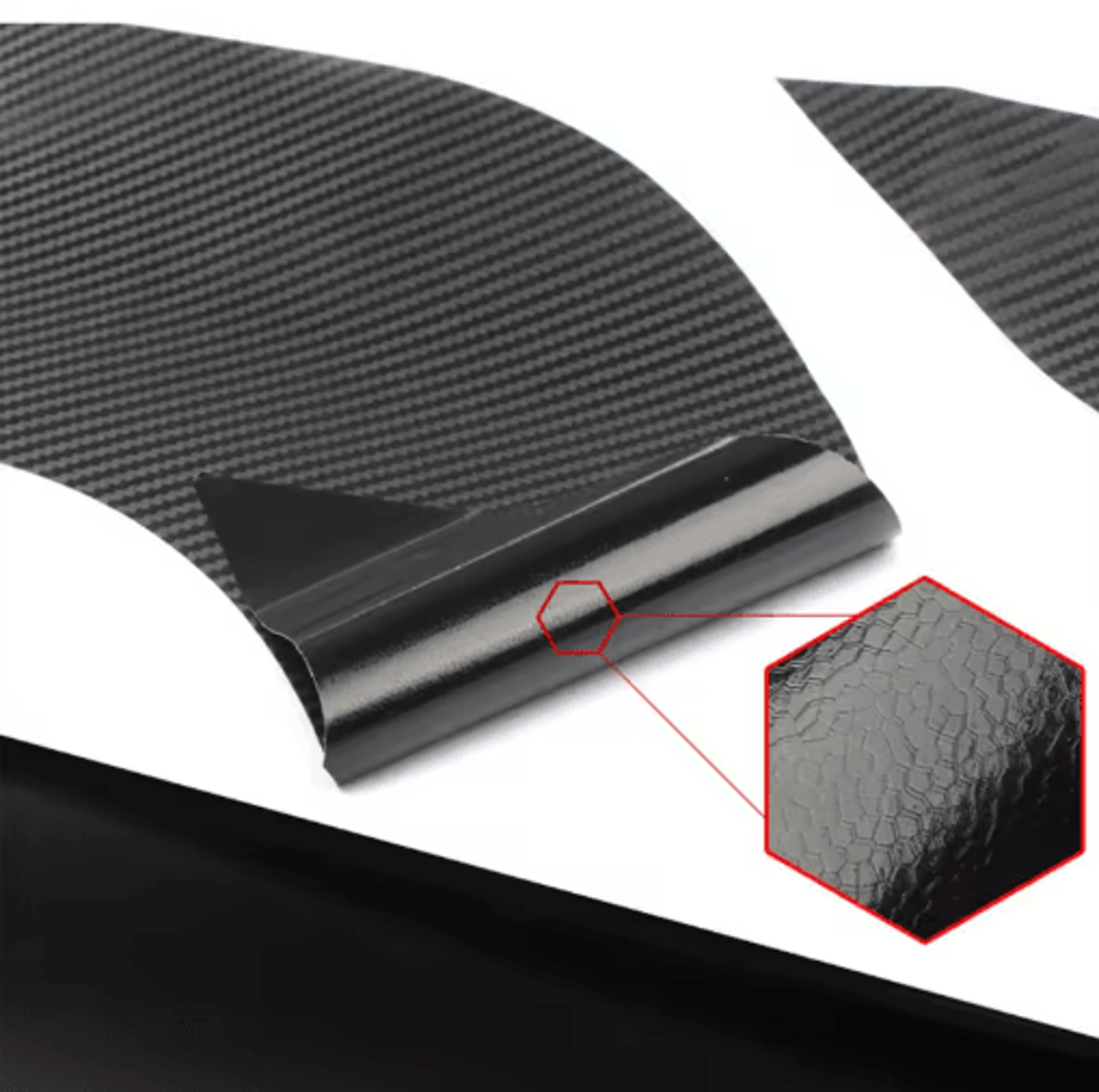 Carbon Fiber Car Door Handle Stickers  ScratchResistant Protective Cover Film 4PCS Set 9