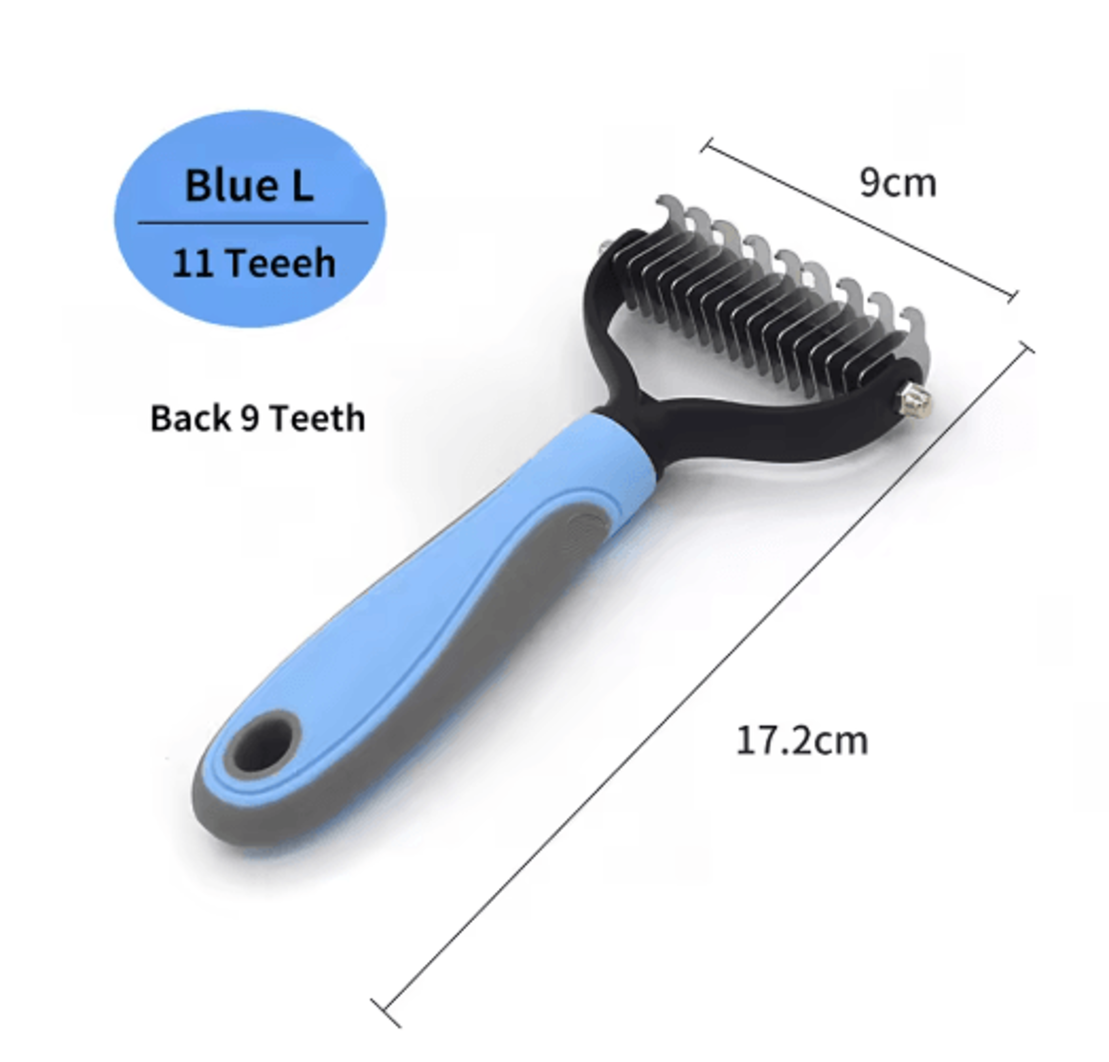 Professional Pet Deshedding Brush  Fur Knot Cutter  Grooming Comb For Dogs  Cats 12