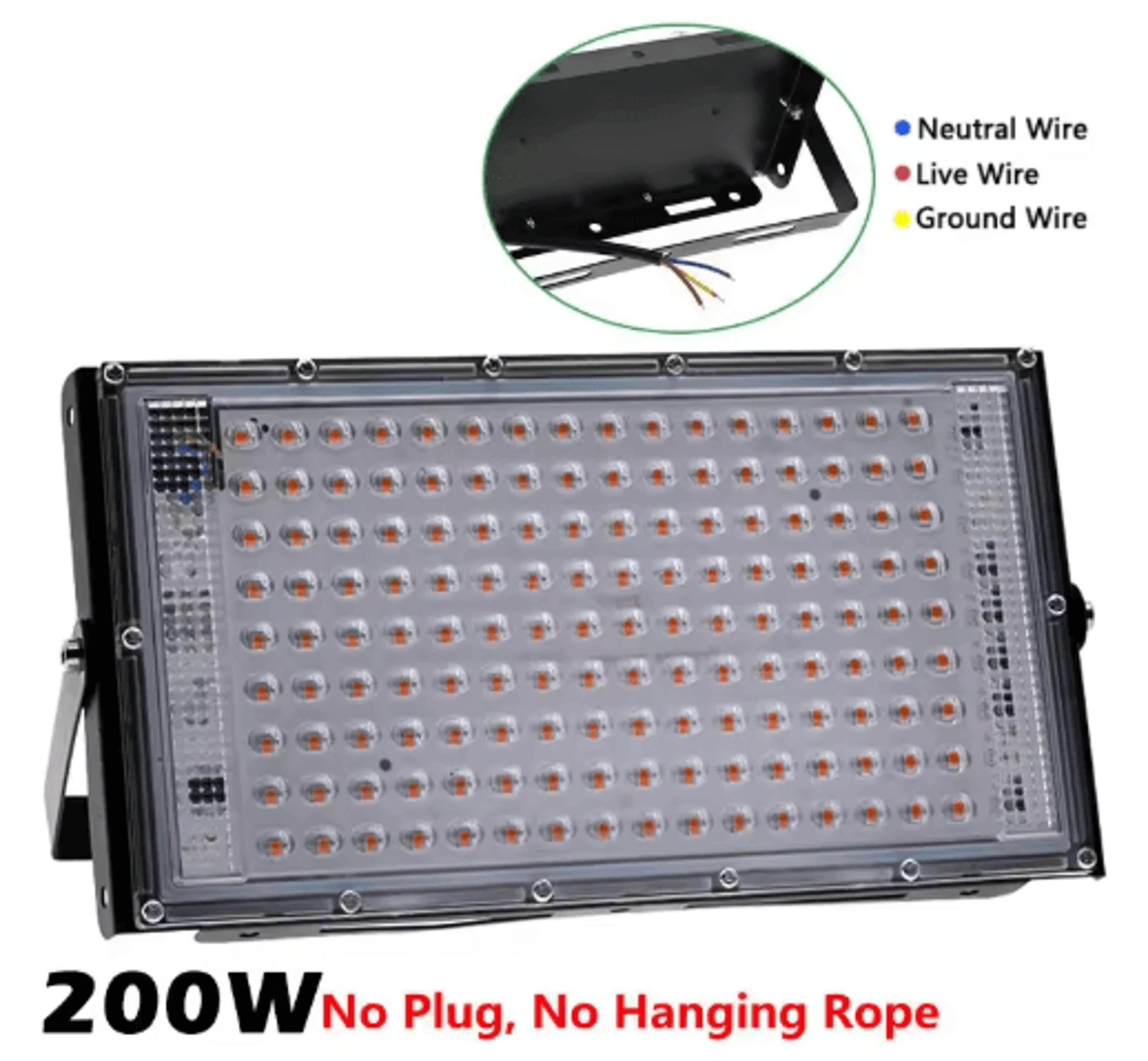 Full Spectrum LED Phyto Lamp For Indoor Plants  50W  100W  300W Grow Light 6
