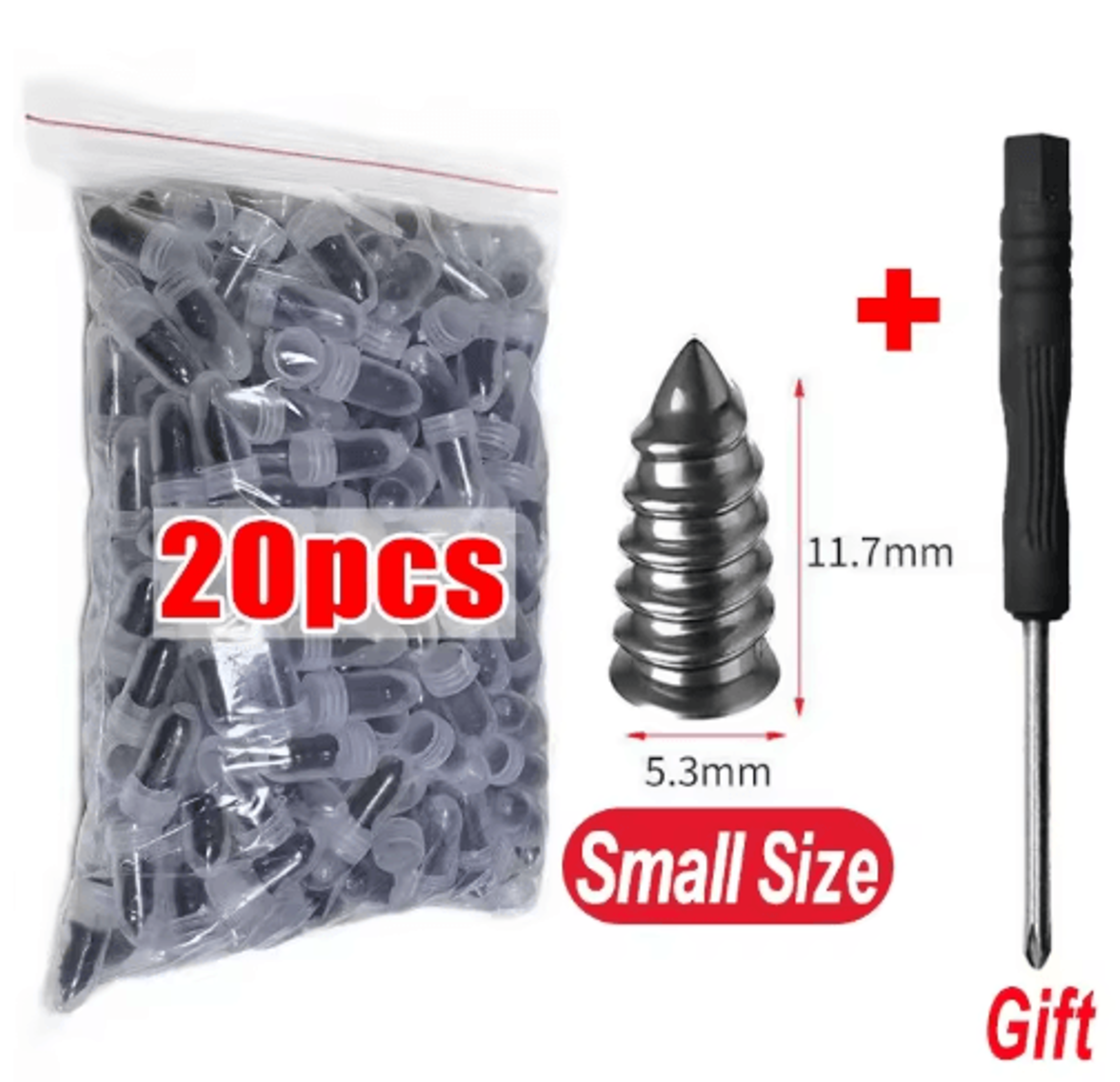 Universal Tubeless Tire Repair Kit  GlueFree Vacuum Plug Set For Cars  Motorcycles 5
