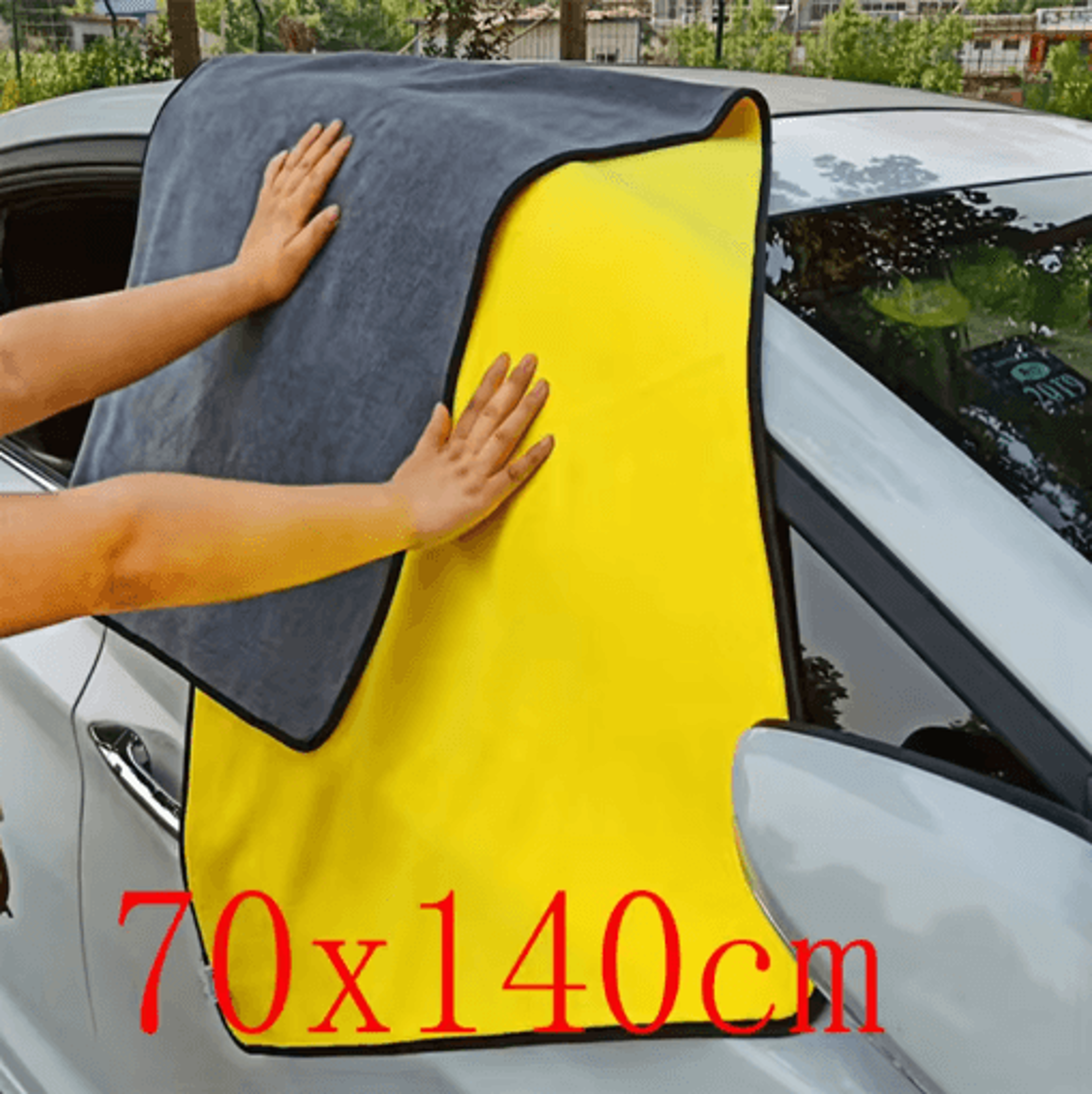 Large Microfiber Car Wash Towel  Super Absorbent Cleaning  Drying Cloth 1