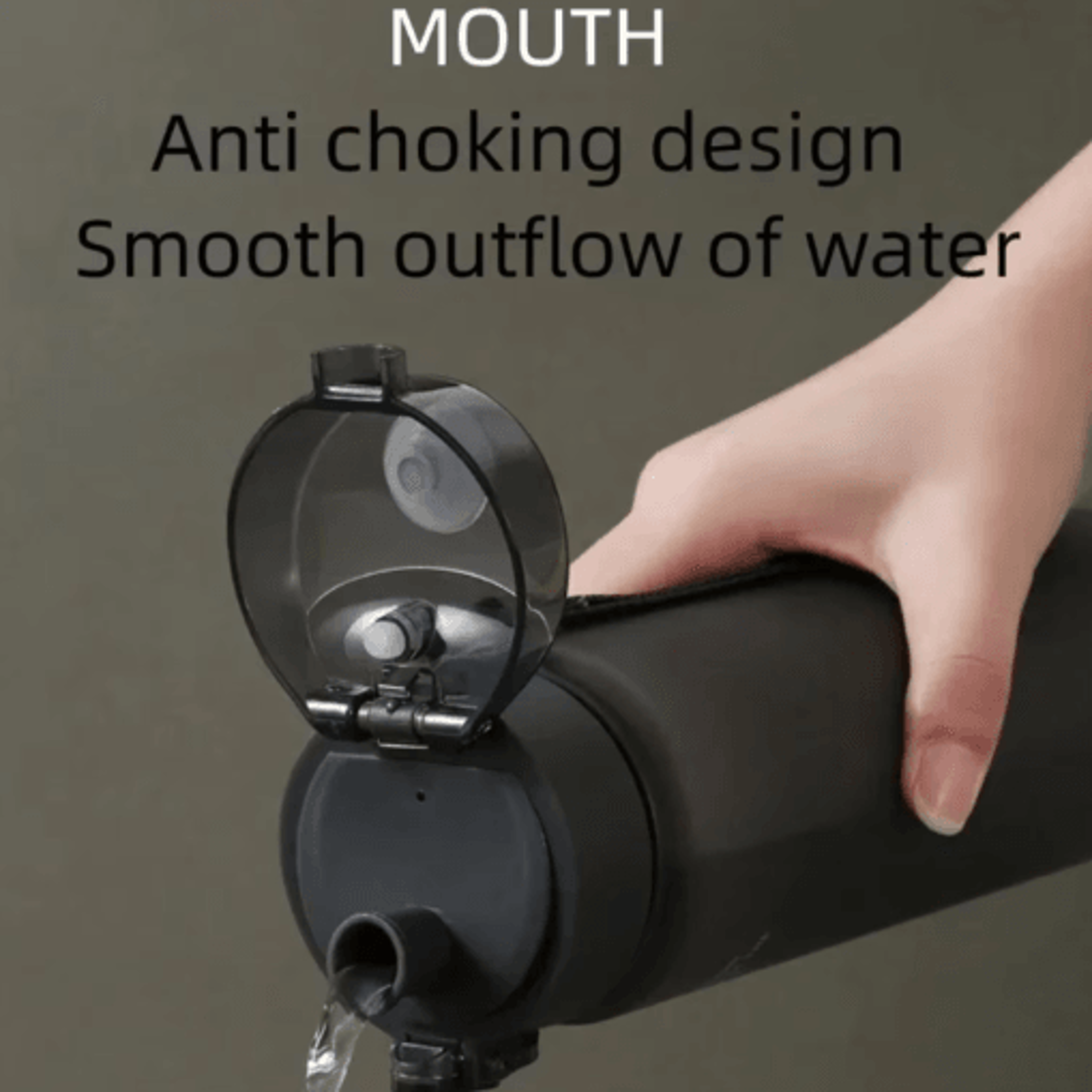LeakFree Sports Water Bottle For Travel  Hiking  400ml  560ml 8