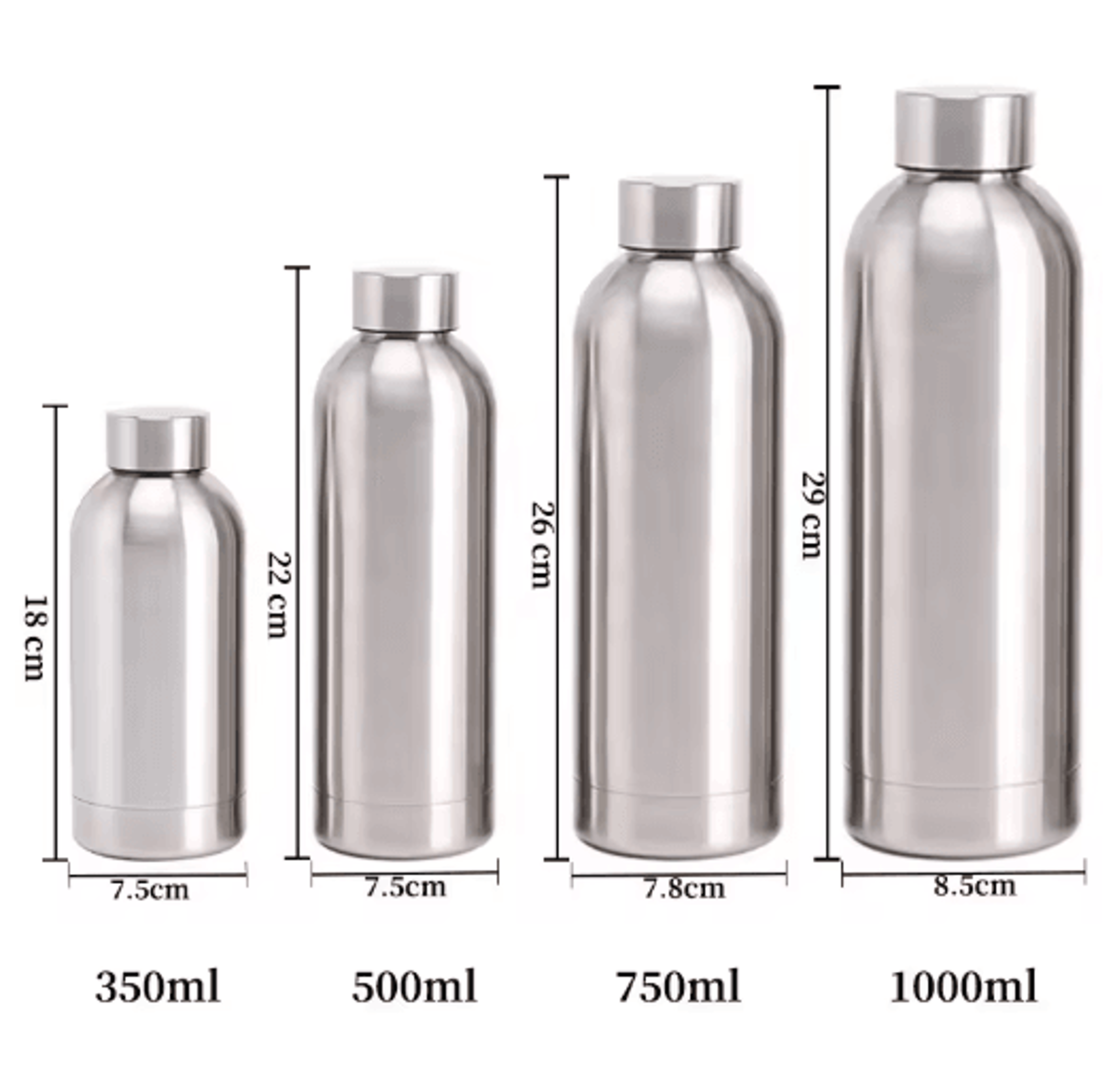 Stainless Steel Water Bottle For Sports And Travel 3
