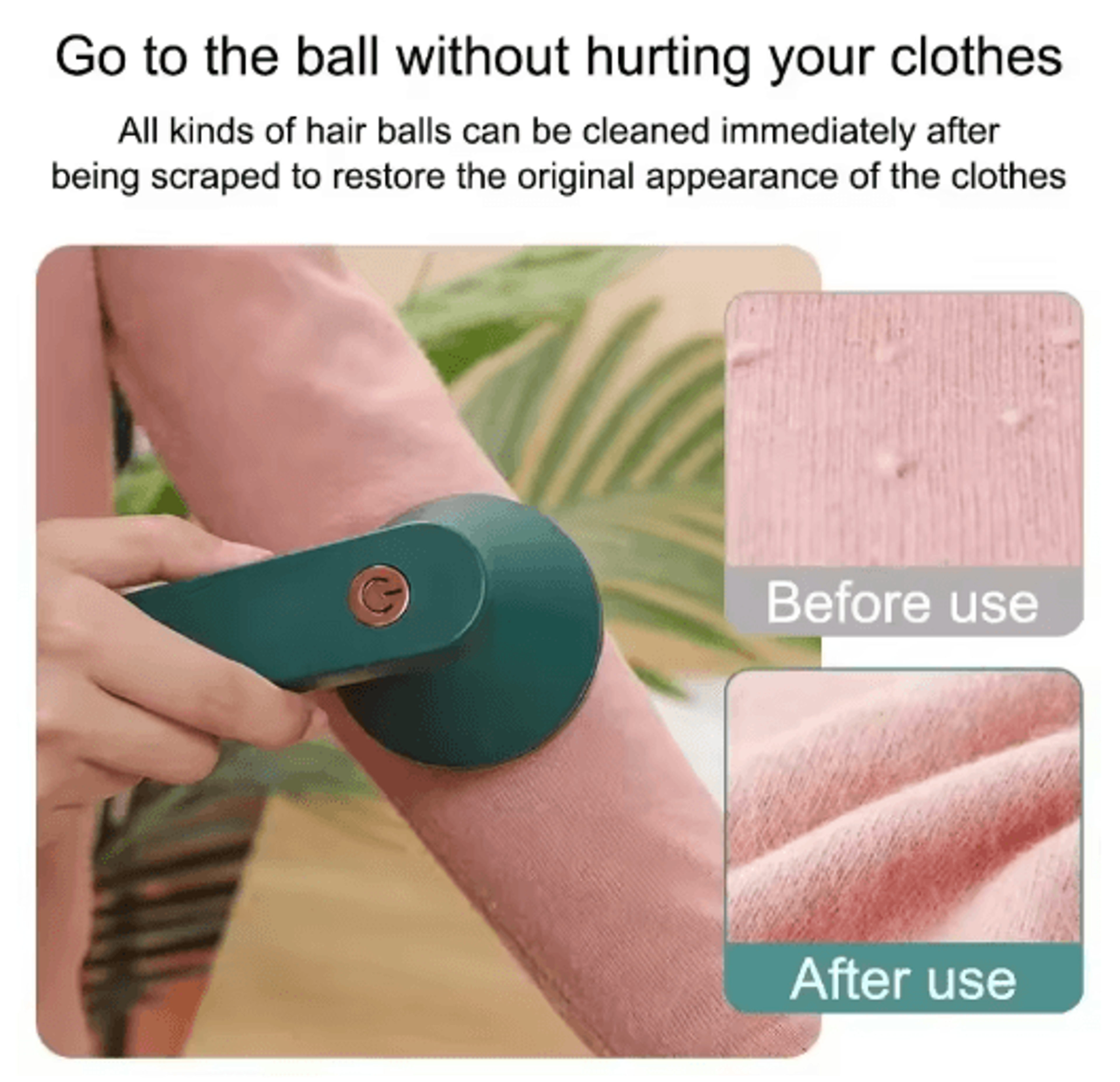 Rechargeable Electric Lint Remover Fabric Shaver For Clothes And Sweaters 4