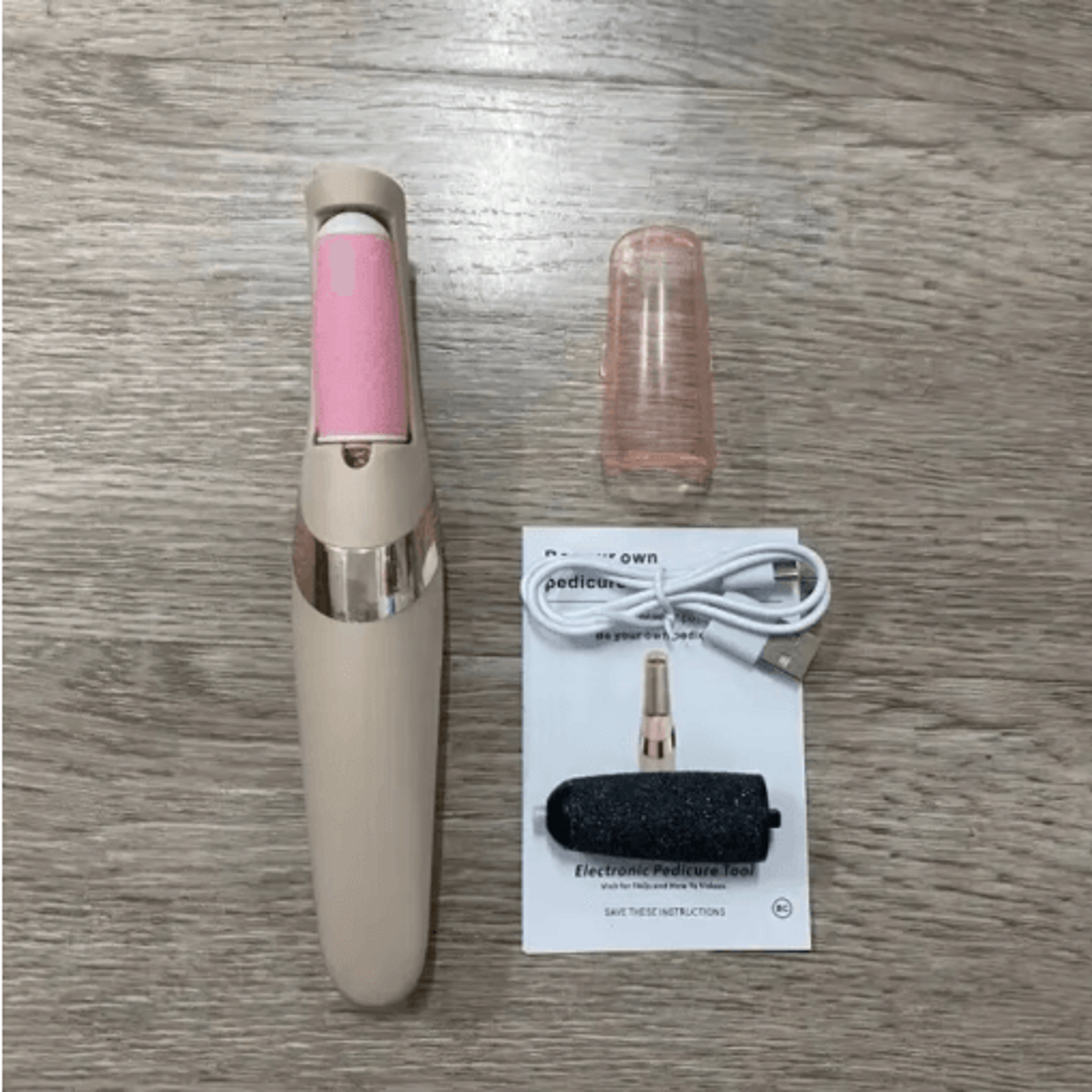Electric Foot Grinder Electronic Callus Dead Skin Remover Pink 8