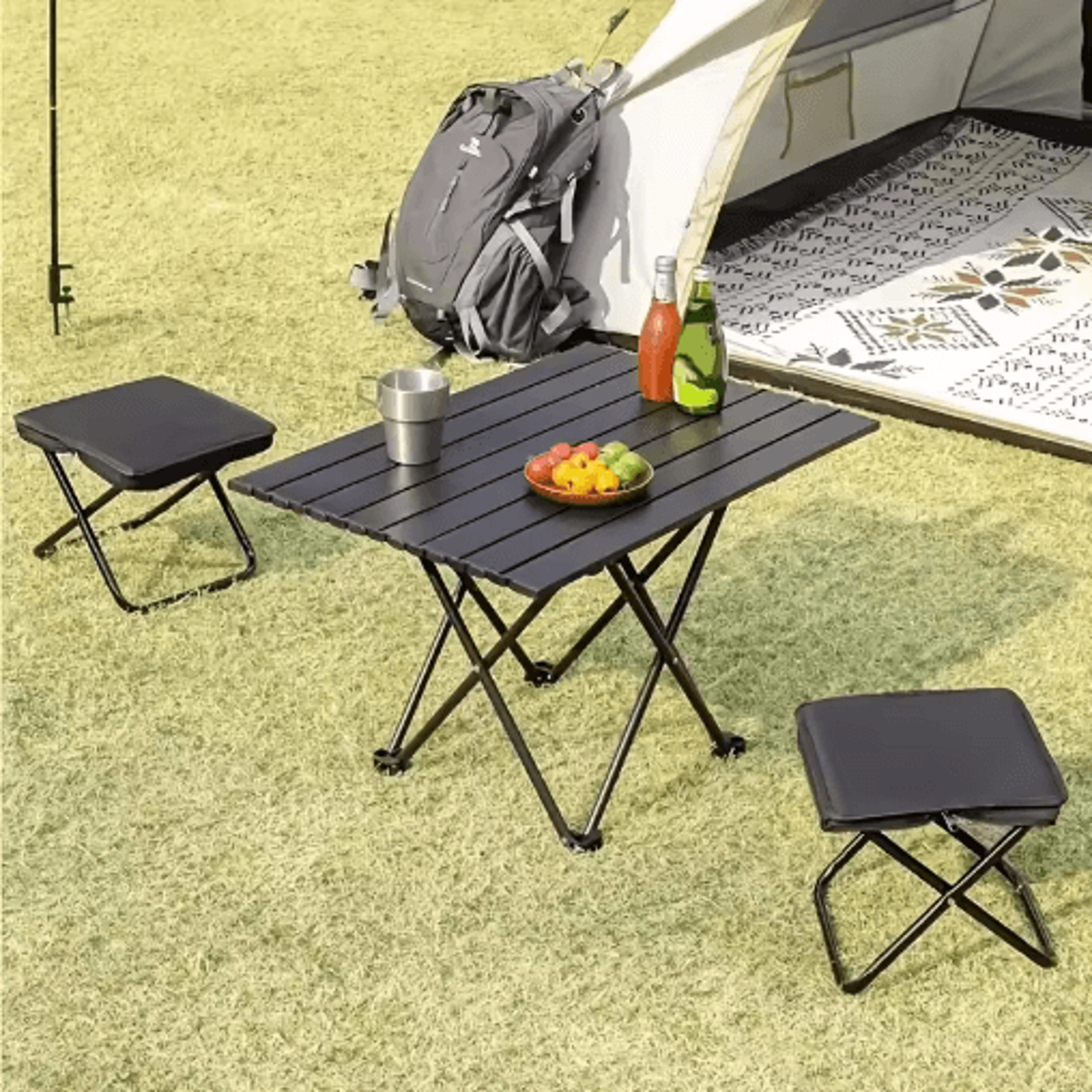 Portable Multifunctional Outdoor Folding Stool  Ultralight Picnic Camping  Fishing Chair 7