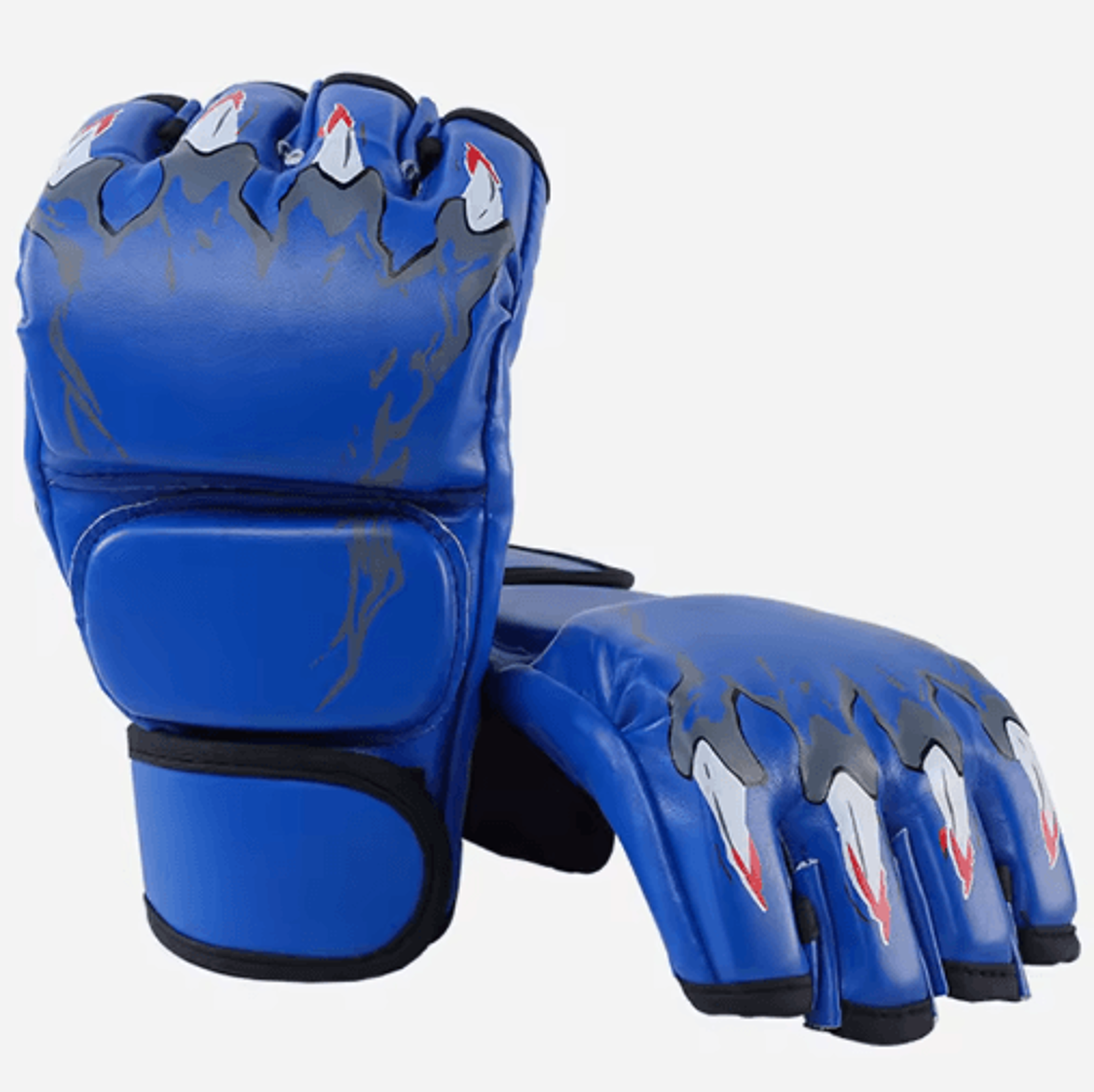 HalfFinger Boxing  Martial Arts Gloves  Taekwondo Karate  Training Gear 1 Pair 2