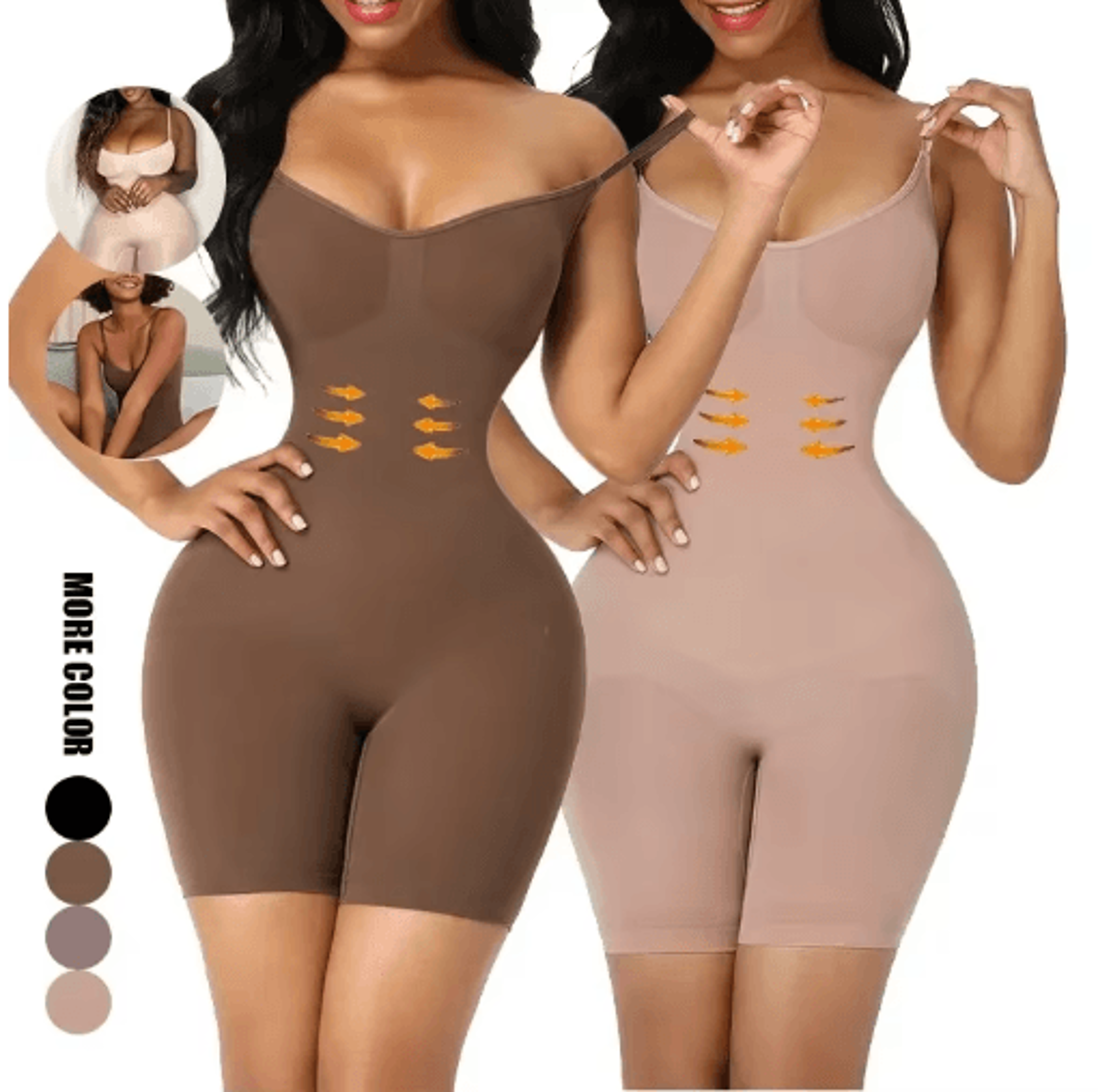 Seamless Tummy Control Shapewear Bodysuit Waist Cincher And Slimming Underwear For Women 0