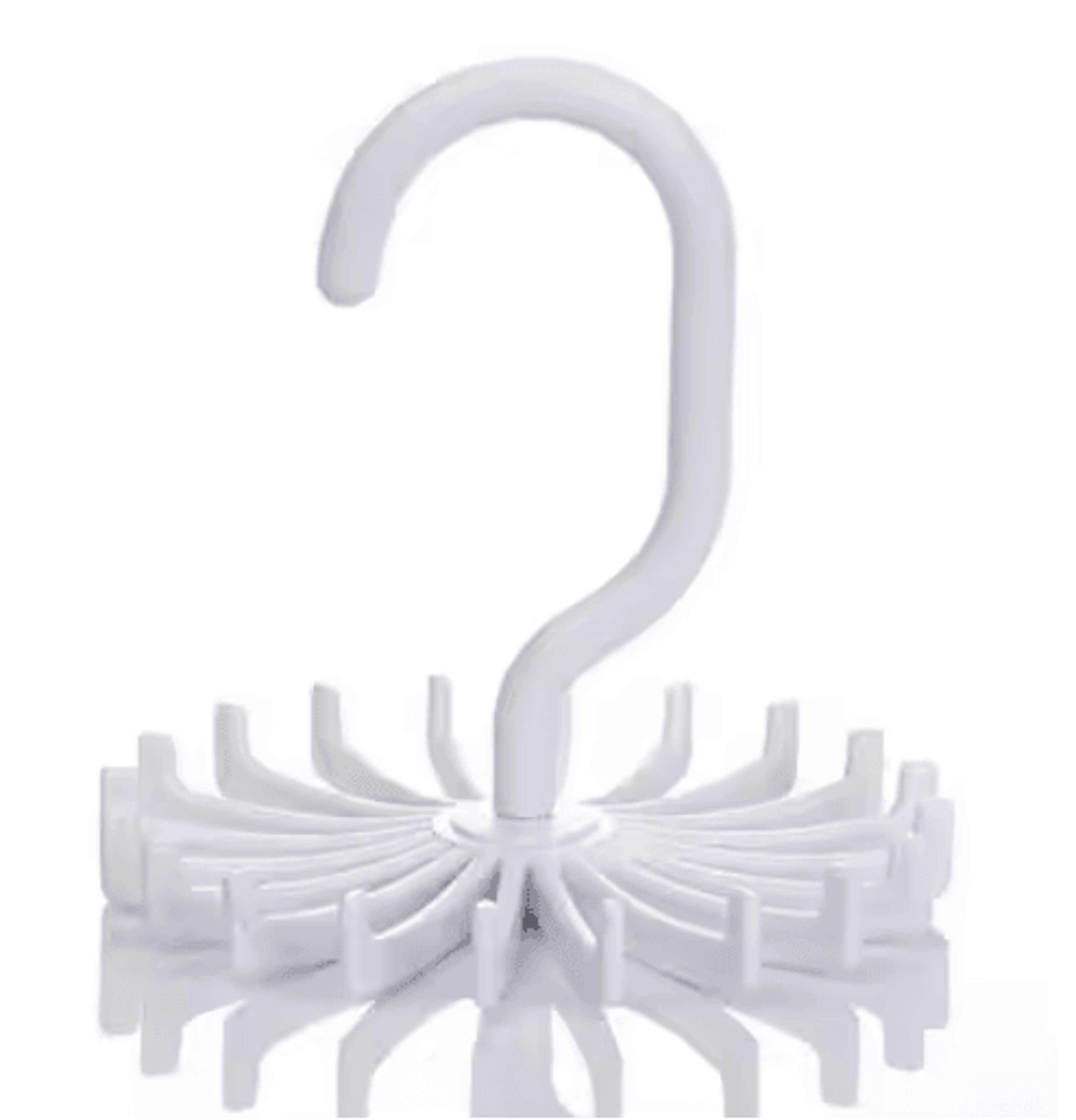 360 Rotatable Tie And Scarf Hanger 20 Claw Clothing Organizer Rack 3