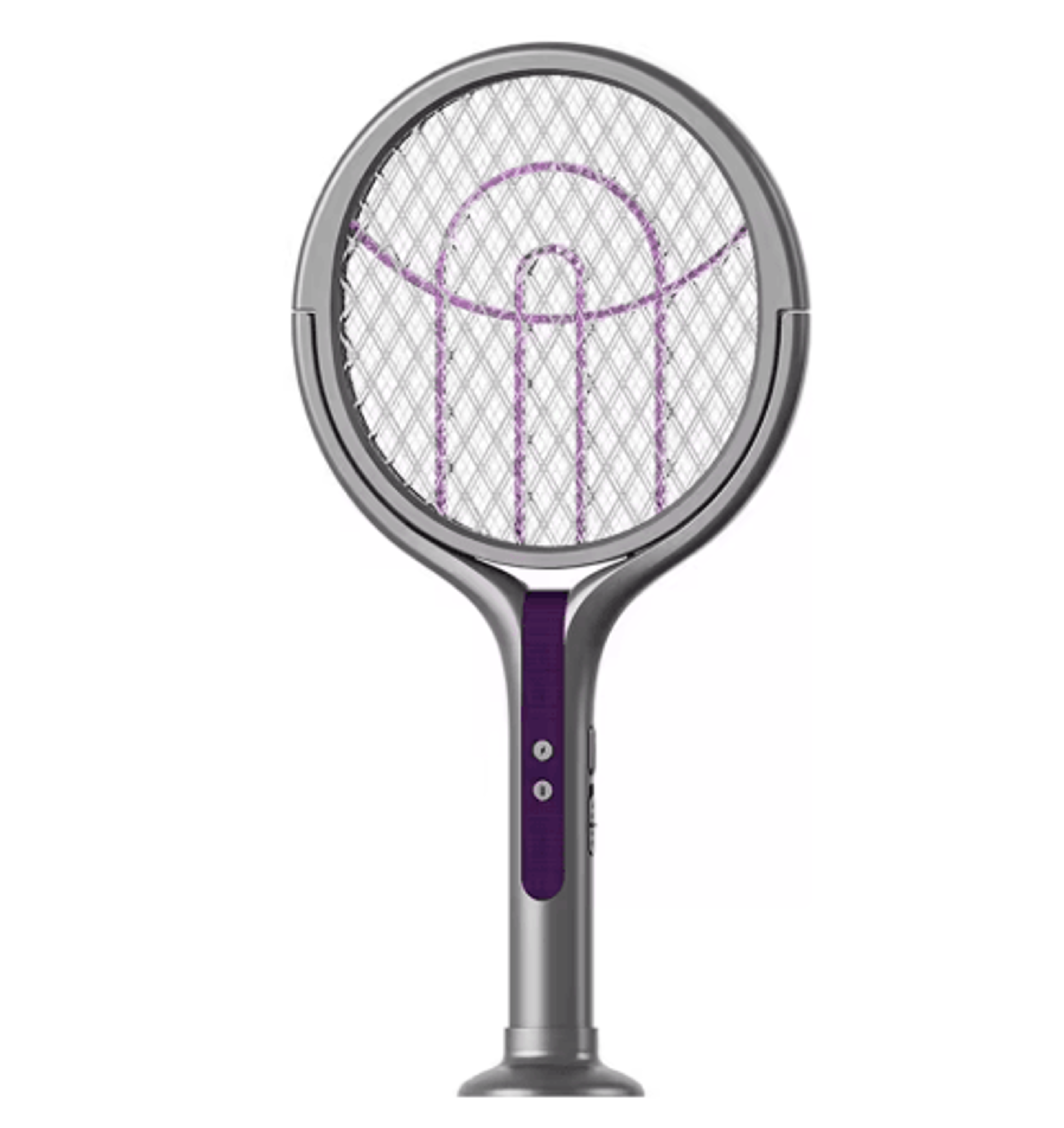 2in1 Rechargeable Electric Mosquito Swatter  Trap Lamp  Retractable Bug Zapper For Home 2