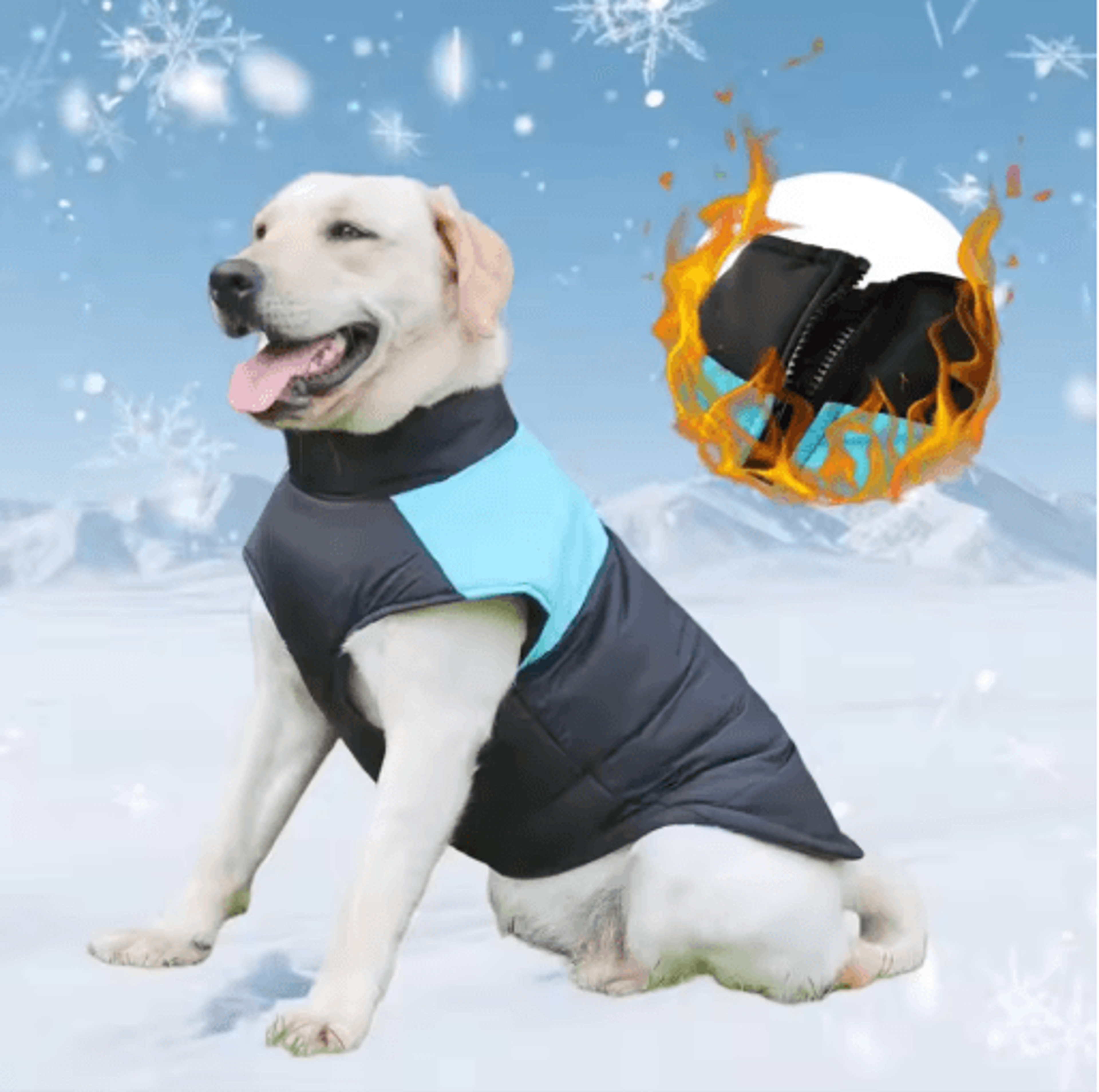 Winter Dog Hoodie Sports Coat Warm Autumn And Winter Pet Clothing For Large Dogs 7