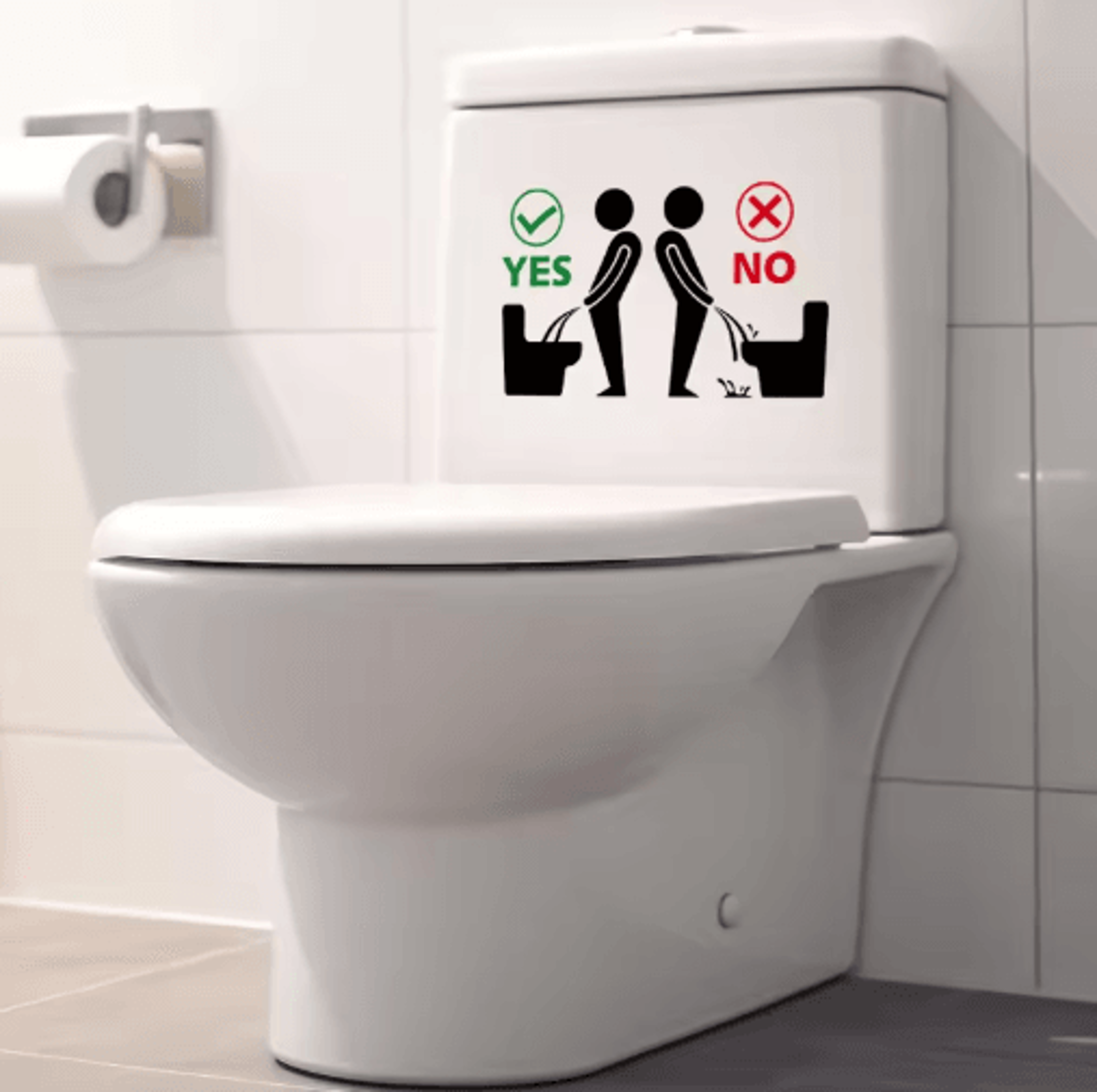 3D Toilet Stickers  Removable SelfAdhesive Bathroom Decor 12pcs 6