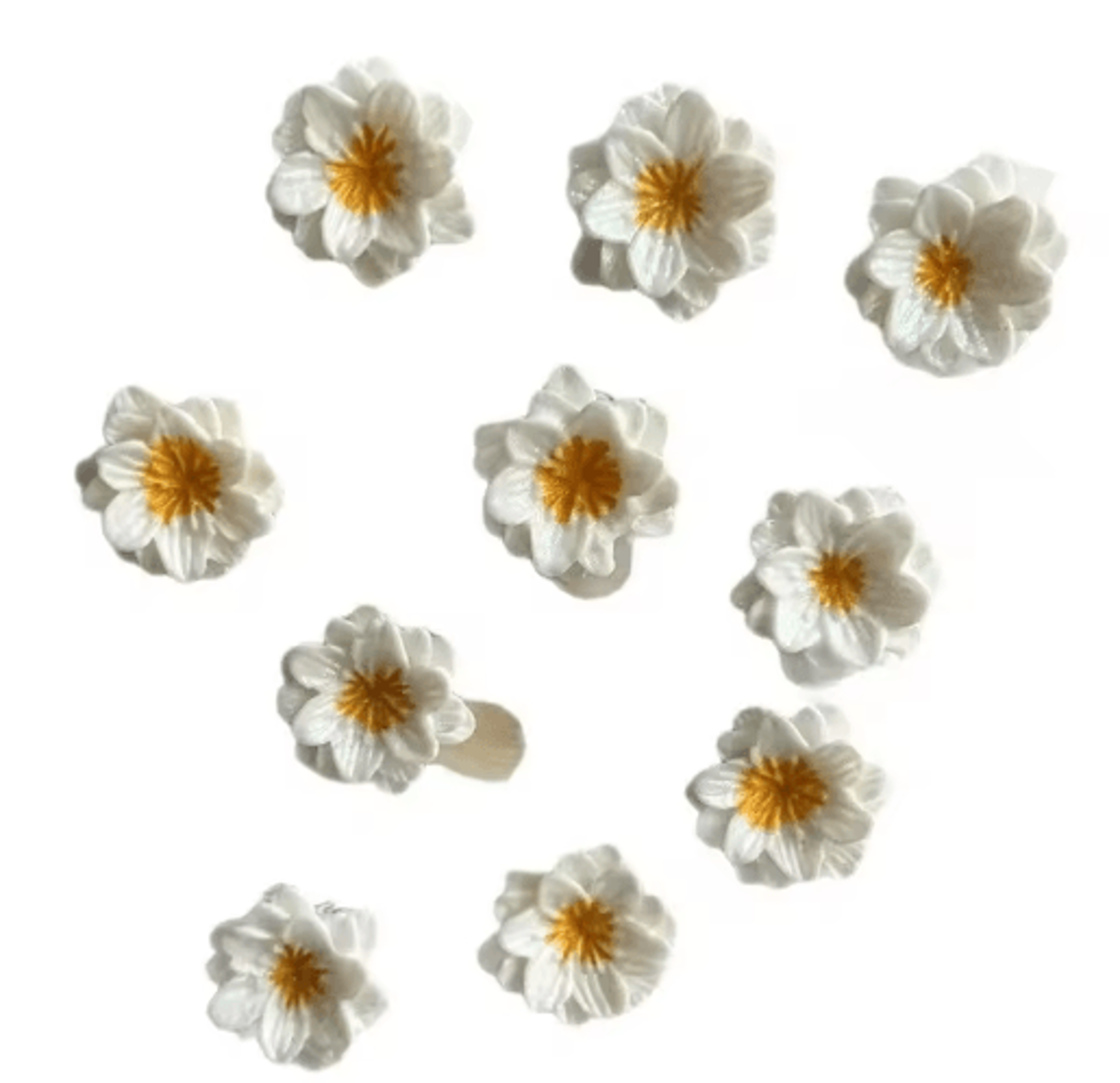 Cute Resin Flower Fridge Magnets  Creative Home  Kitchen Decor 20pcs Set 3