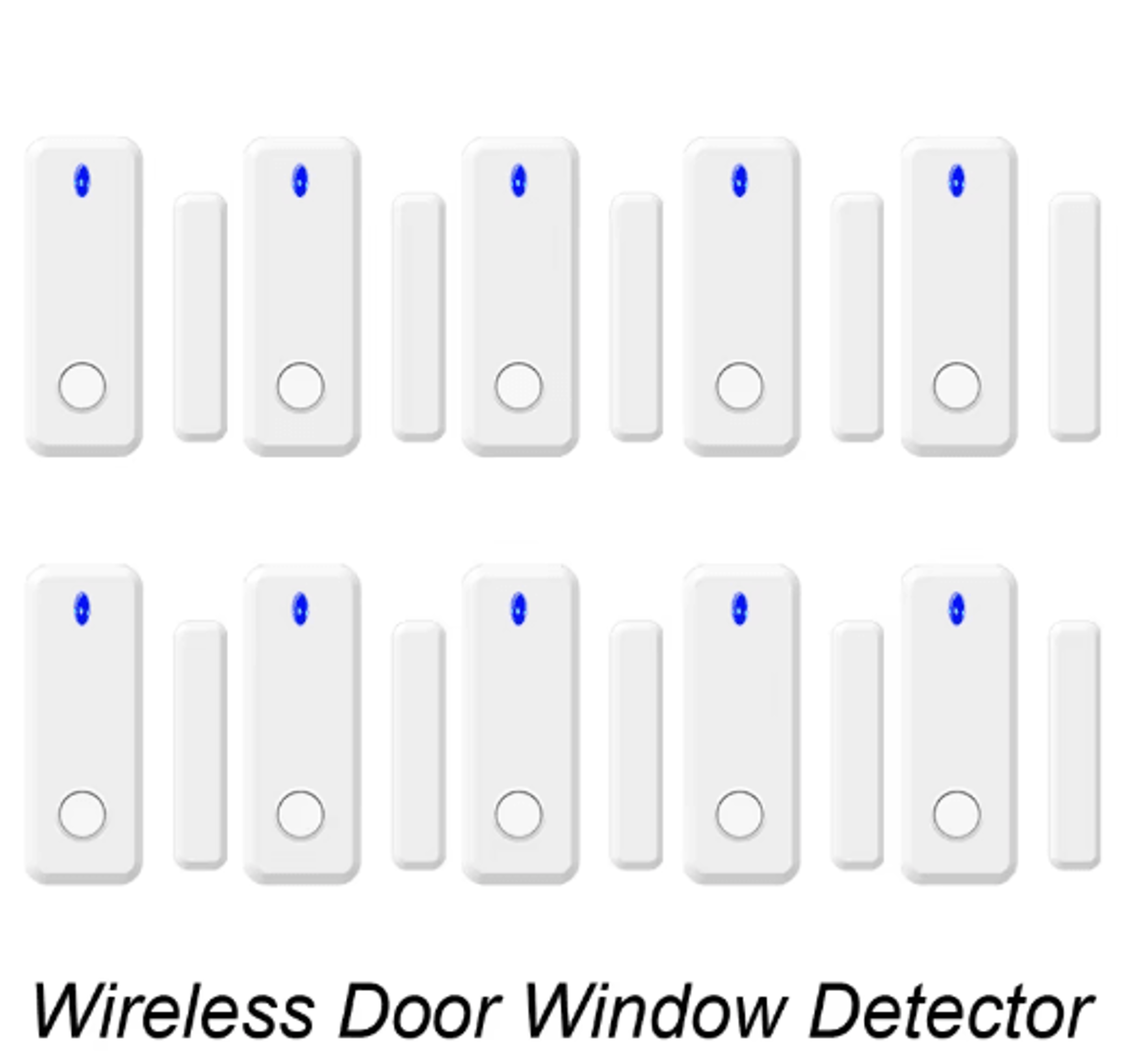 Wireless Door  Window Sensor  433MHz Open Door Detector For Smart Alarm Systems 9