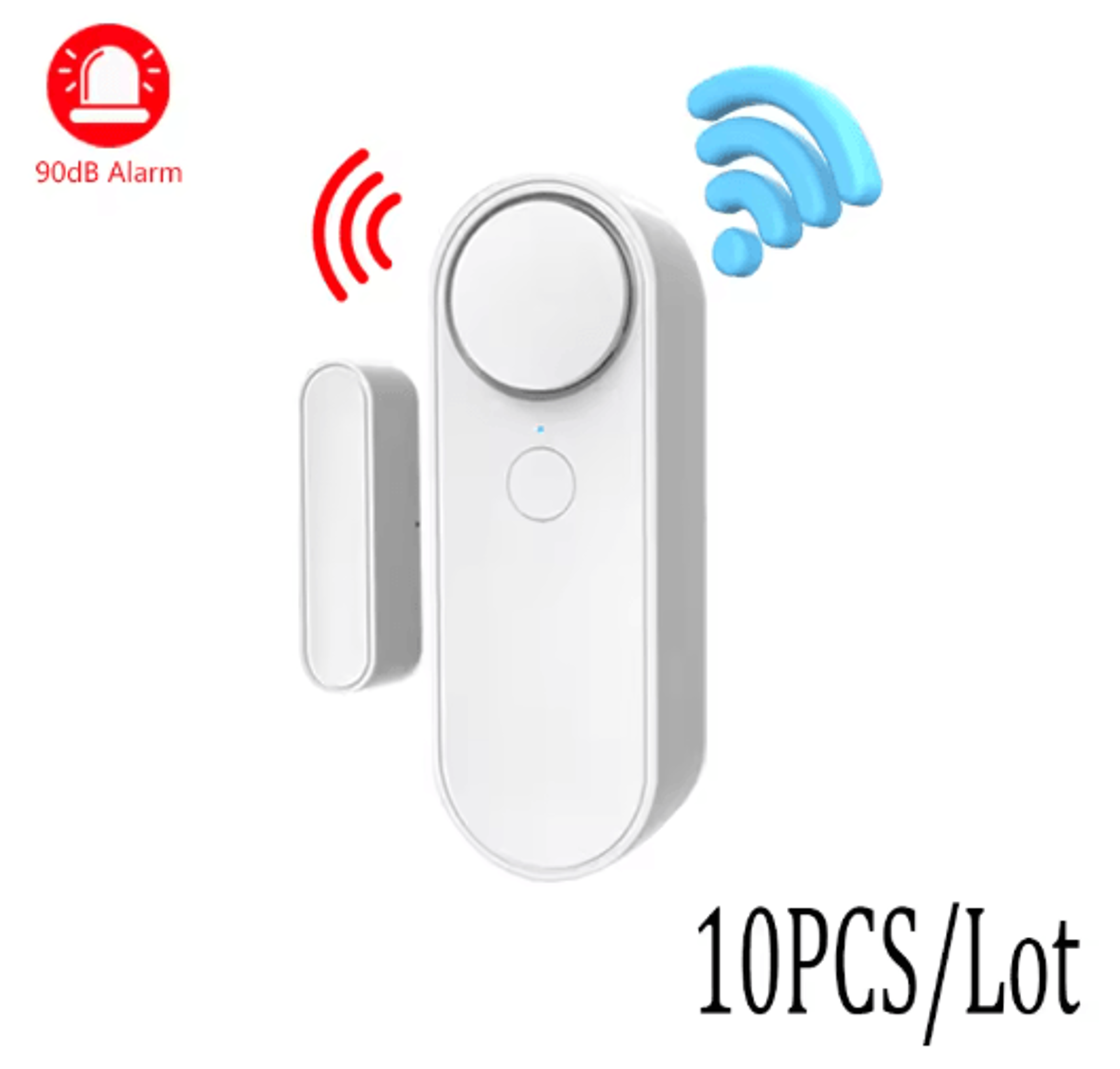Tuya WiFi Door  Window Sensor  OpenClosed Security Detector With 90dB Siren 0