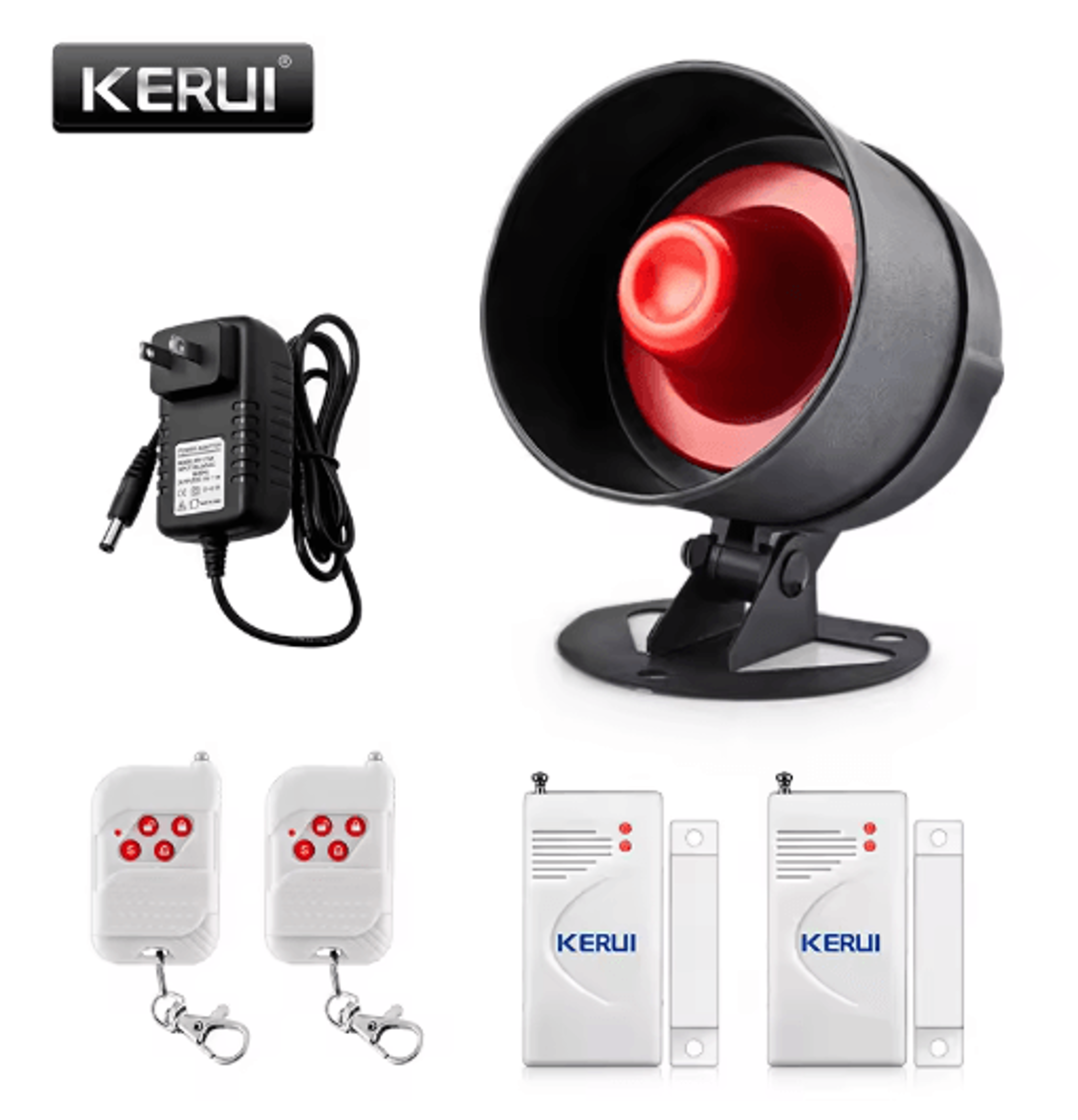 KERUI Standalone Wireless PIR Alarm Siren  Home  Garage Burglar Alert 2