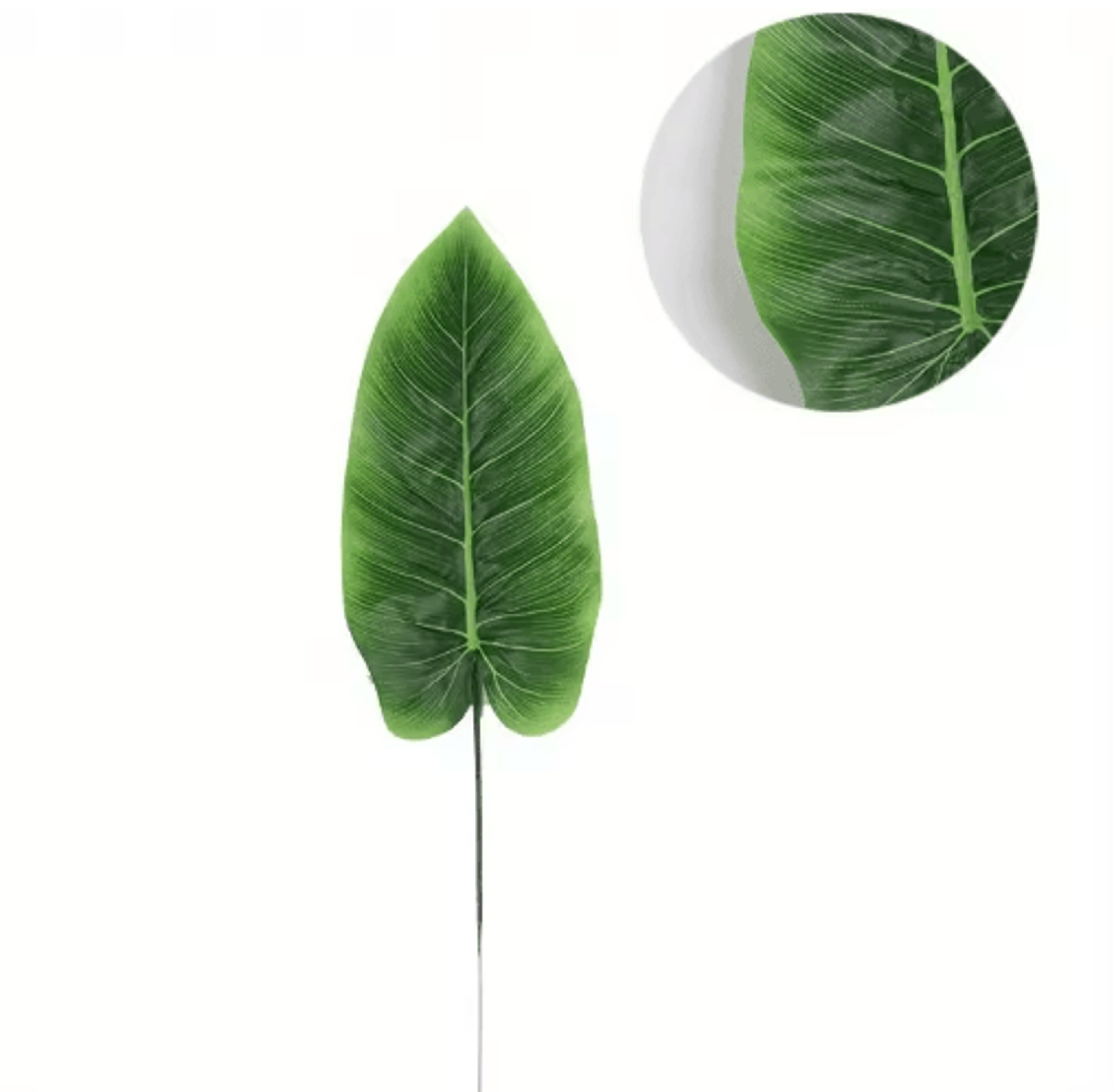 Artificial Banana Leaf Palm Branches 20Pack  Realistic Green Foliage For Home  Event Decor 6