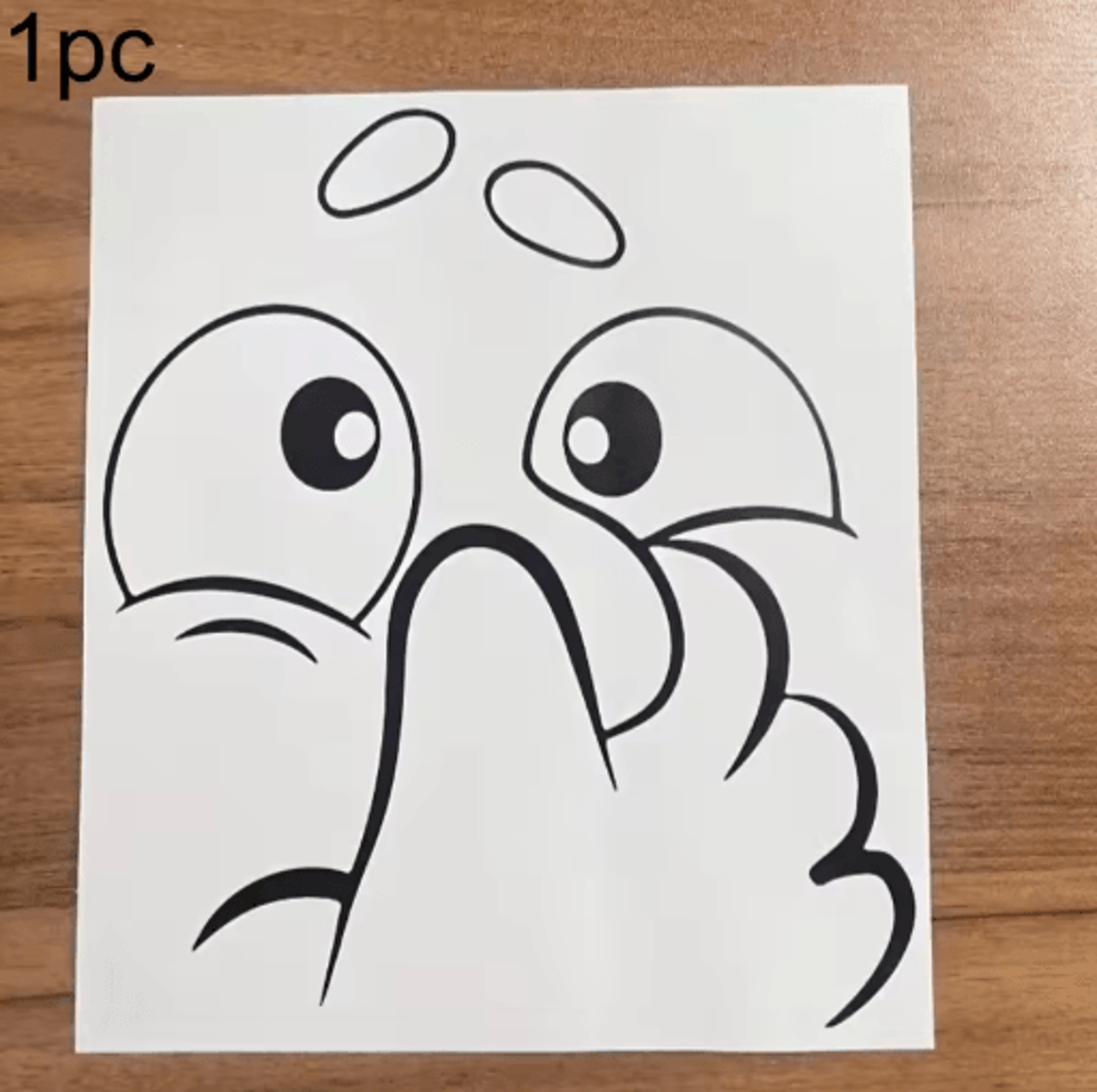 Cute Cartoon Bathroom Toilet Stickers  Creative Fun Wall  Toilet Art Decor 1