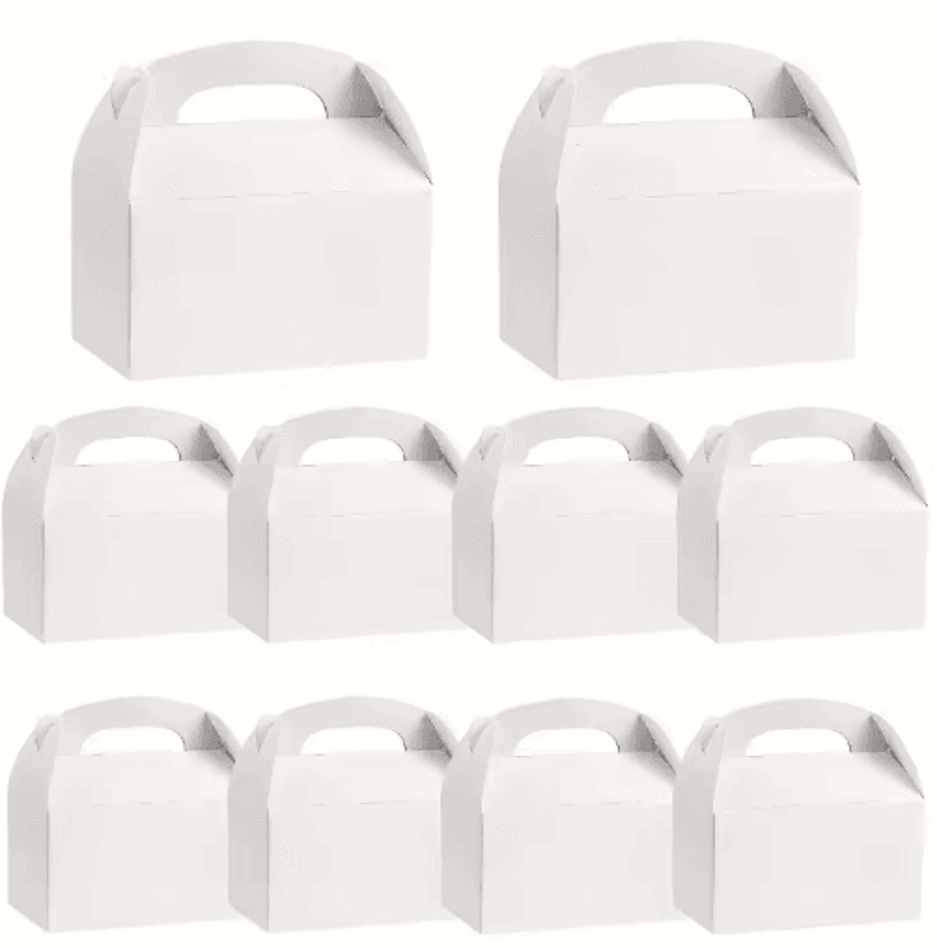 Party Favor Gift Boxes With Handles 10Pack  Handheld Cake  Gift Packaging For Special Occasions 0