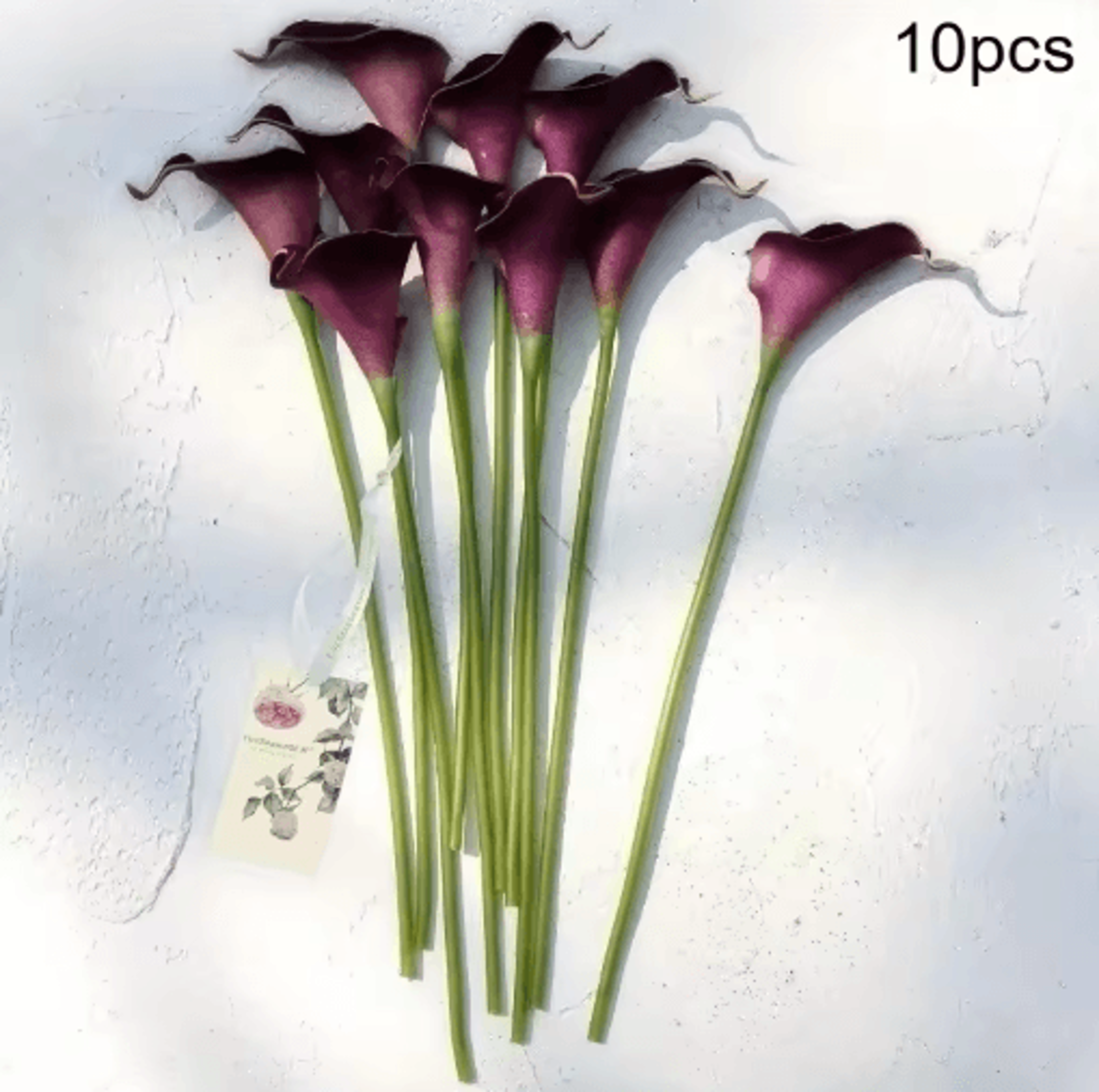 Real Touch Artificial Calla Lilies 10Pack  Latex Flowers For DIY Wedding  Home Decor 1