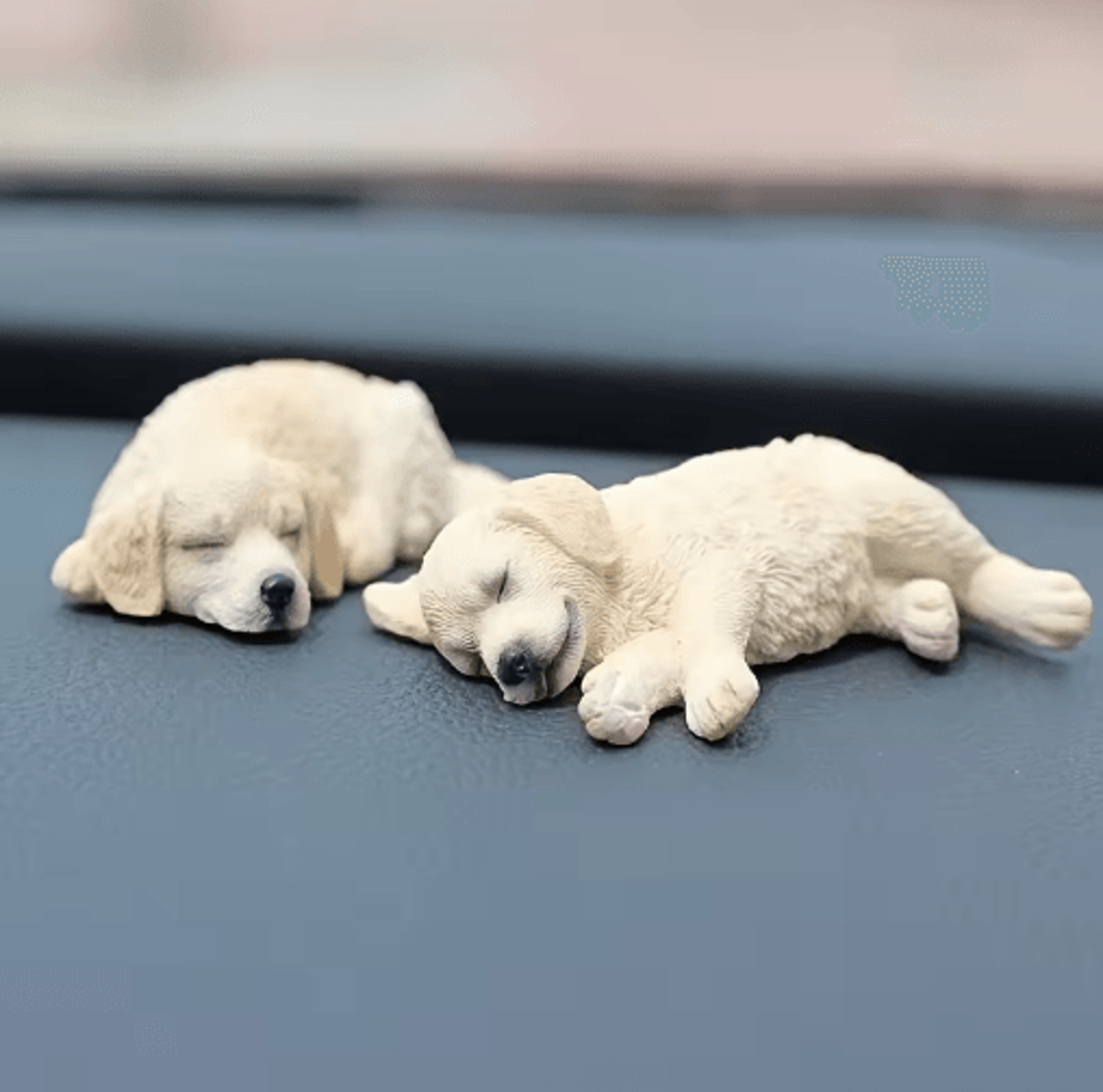 Golden Retriever Resin Car Ornament  Cute Puppy Figure For Dashboard  Tabletop Decor 6