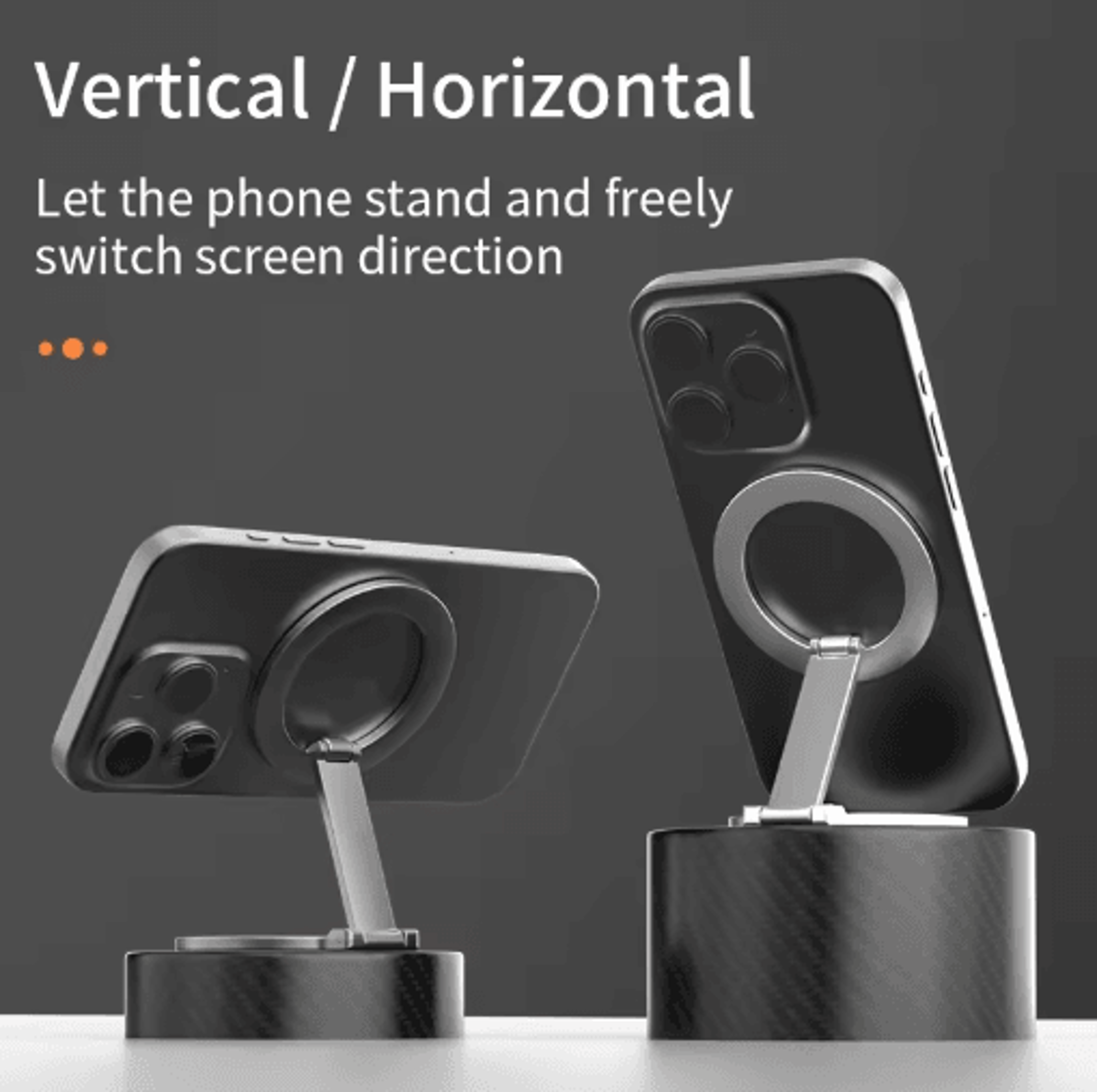 Magnetic Ring Phone Holder  Foldable MagSafe Stand With DoubleSided Magnet 6