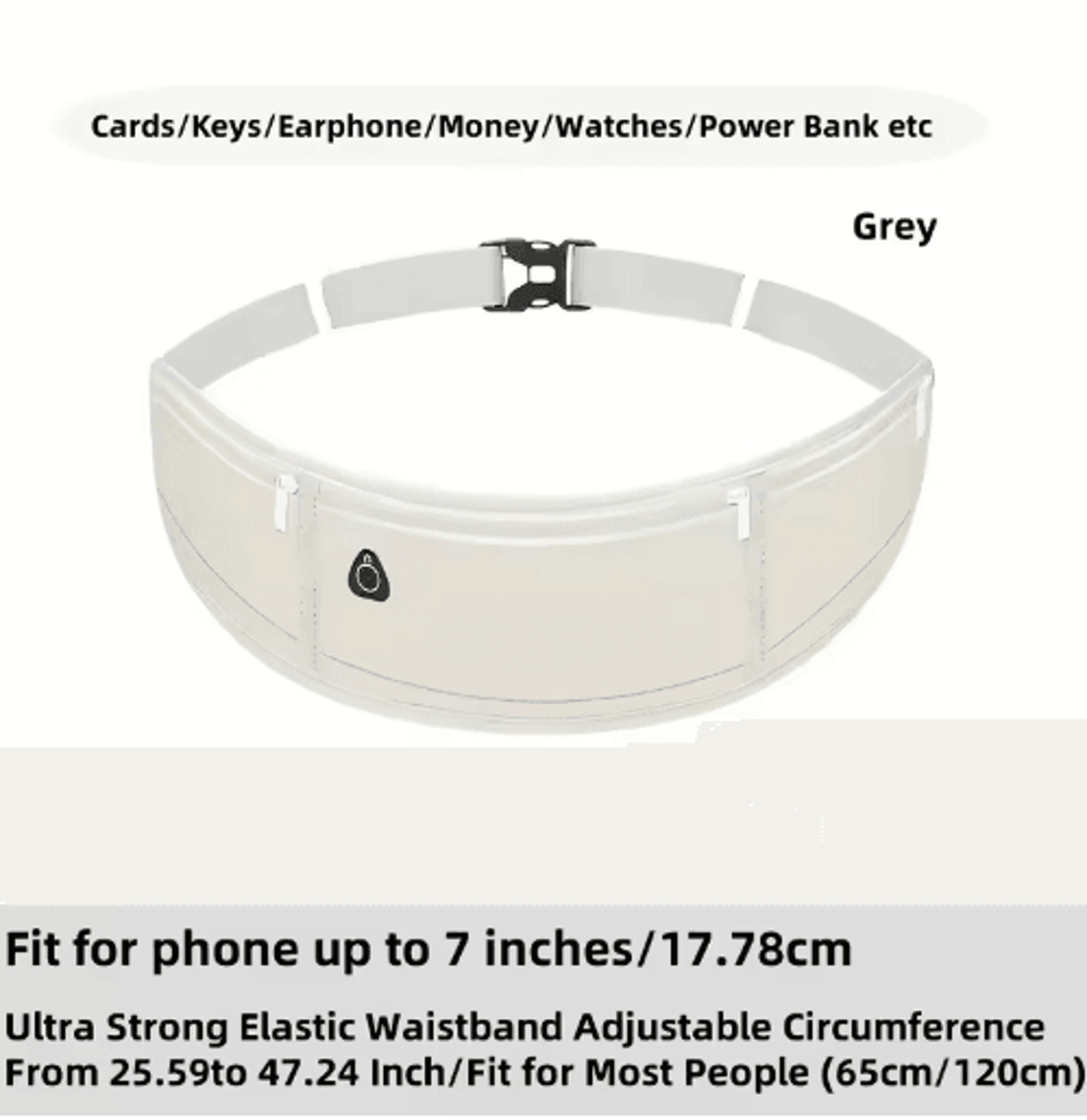 Waterproof DoublePocket Waist Pack  Lightweight Sport Fanny Pack For Everyday Movement 1