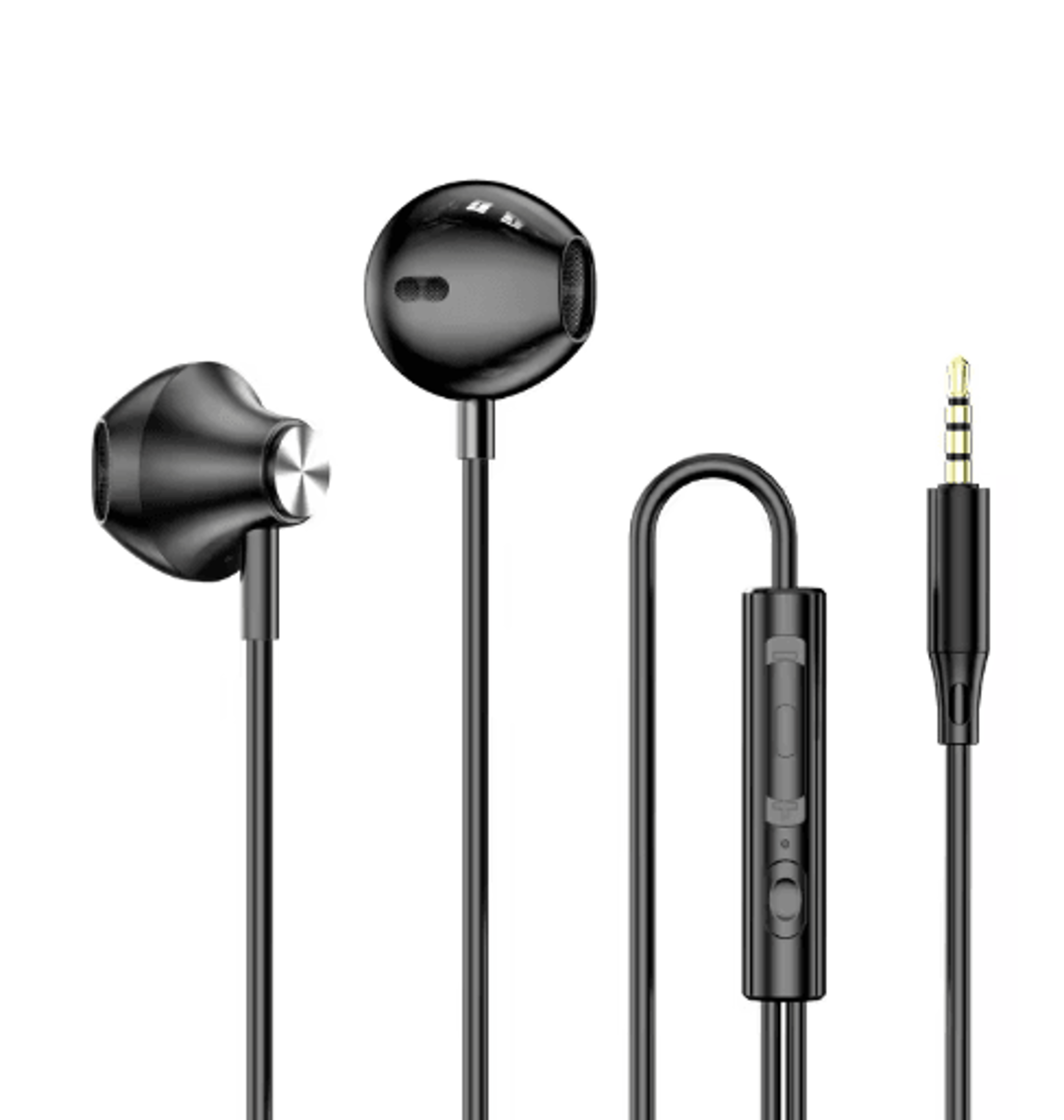 9D Stereo Wired Earphones  HiFi InEar Headphones With Mic  Wire Control 1