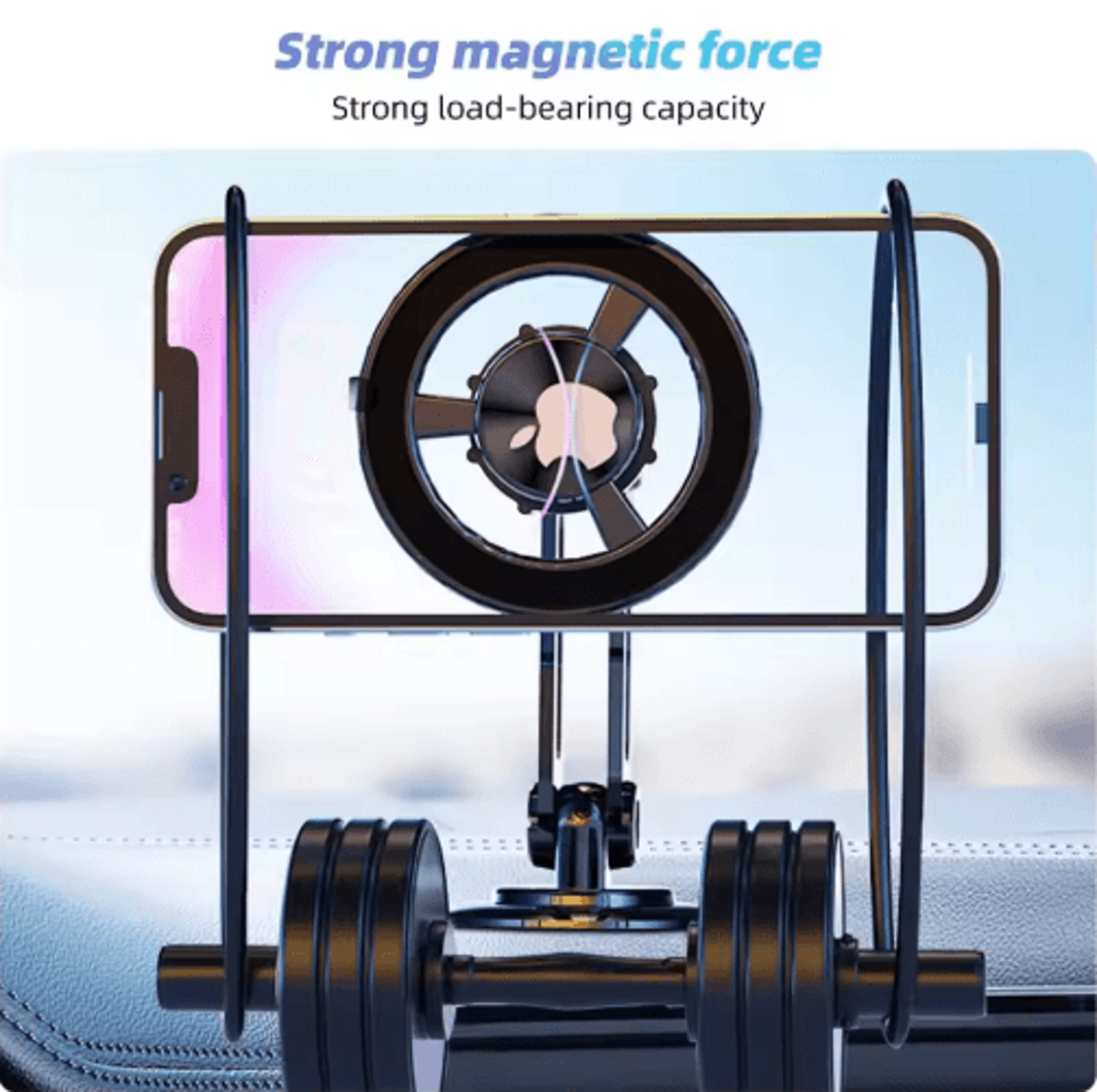 Super Magnetic Car Phone Holder 720 Rotating Vent Mount For IPhone And Android Phones 7