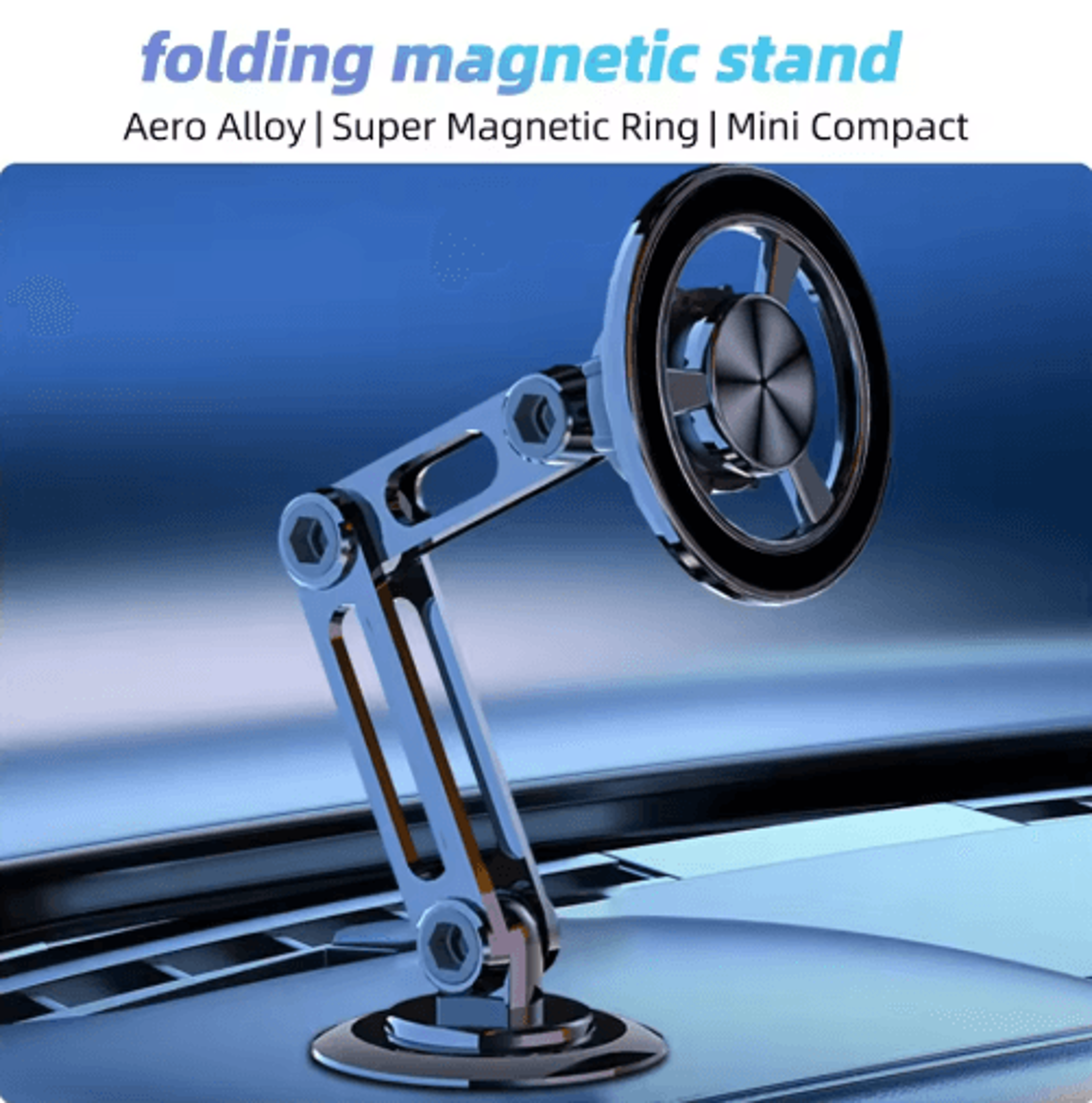 Super Magnetic Car Phone Holder 720 Rotating Vent Mount For IPhone And Android Phones 9