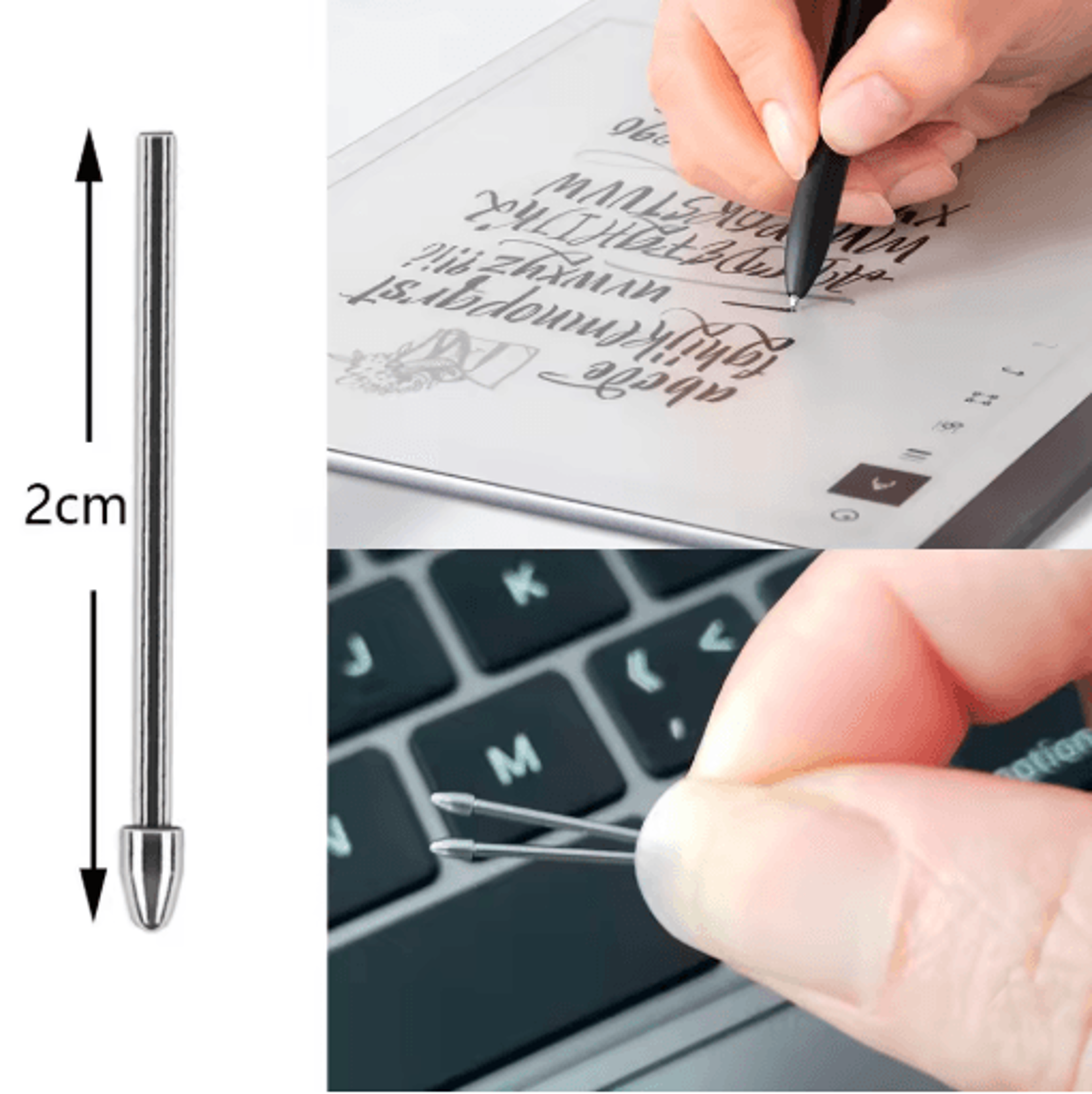 Metal Stylus Replacement Nibs For Samsung Galaxy Tab And Note Wear Resistant Pencil Tips 3
