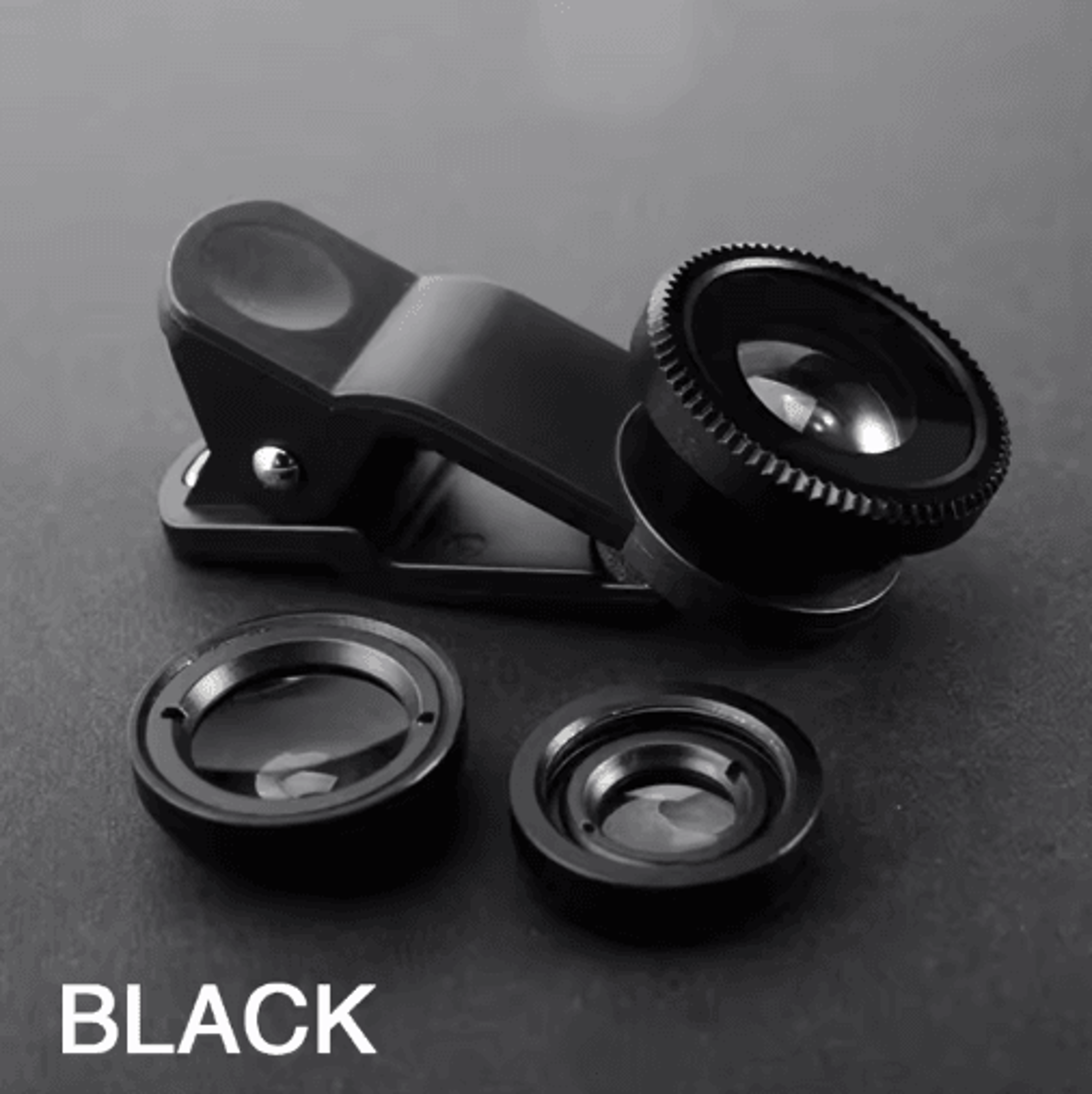 3in1 Smartphone Camera Lens Kit  Fisheye Wide Angle  Macro ClipOn Lens 1