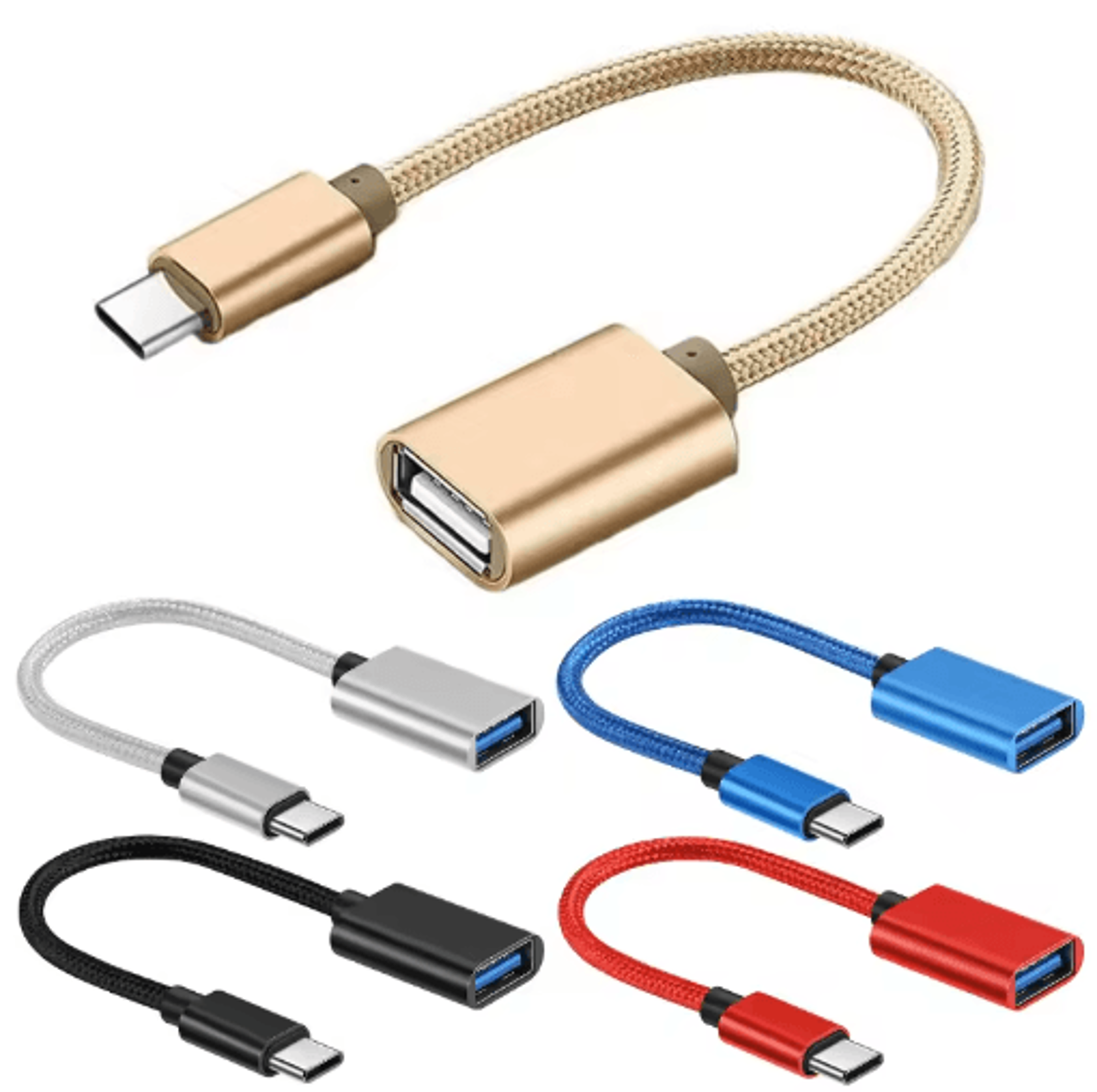 USBC OTG Adapter Cable  TypeC To USB Female Converter For Phones  Laptops 0