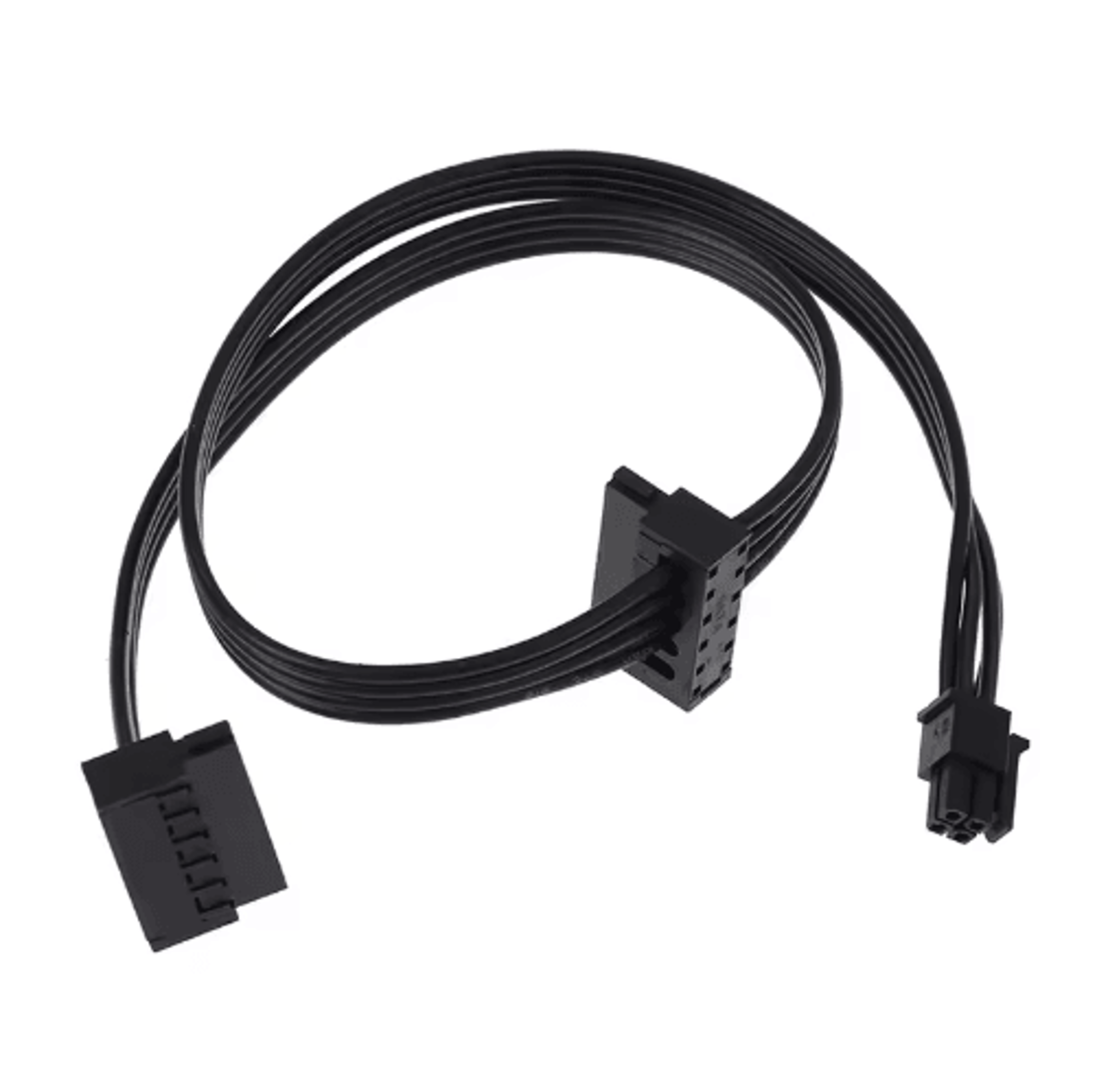 4 Pin To SATA Power Cable Multi Drive Power Splitter For HDD And SSD 6