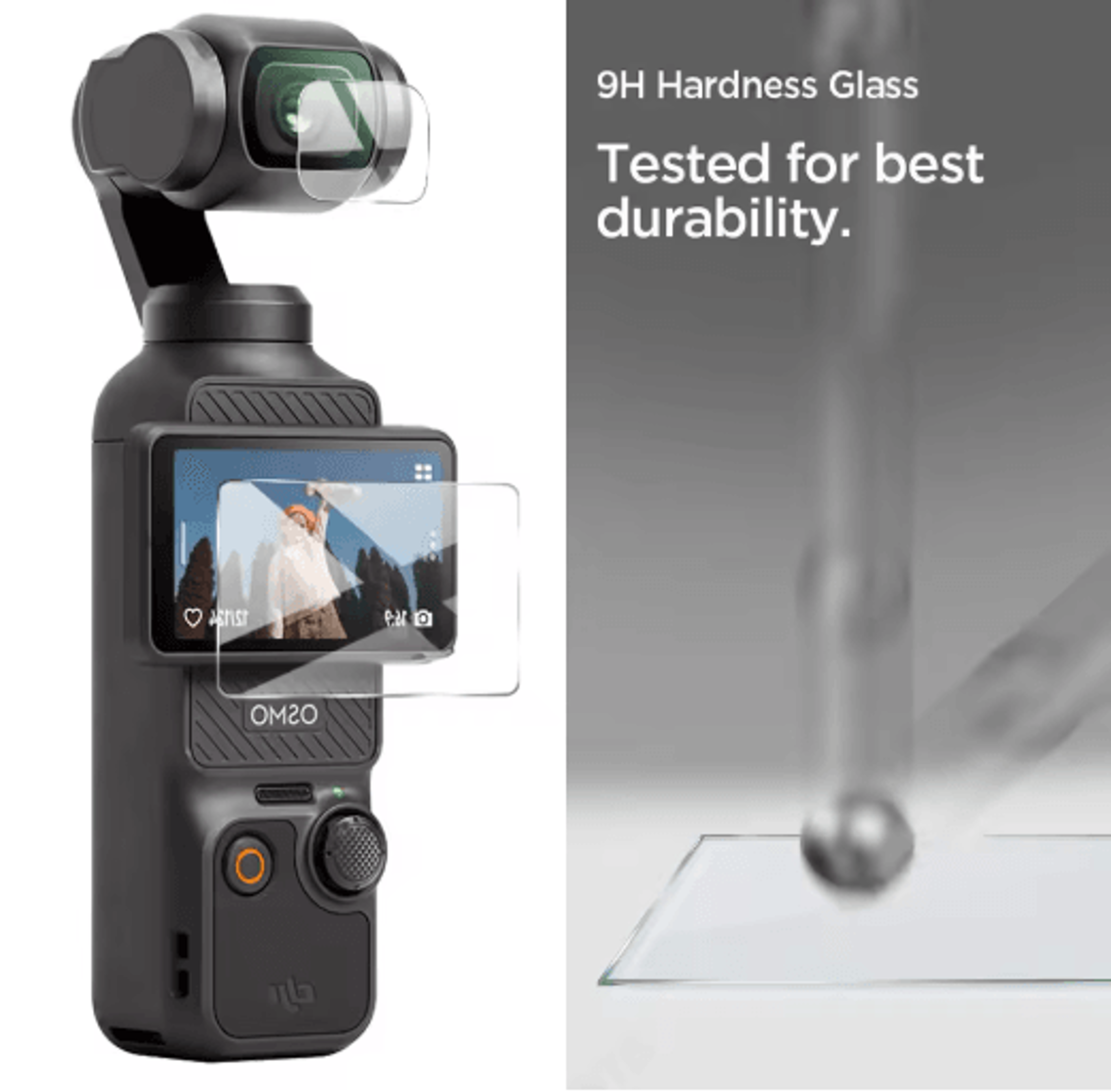 H Tempered Glass Screen Protector For DJI Osmo Pocket 3 HD Clear Lens Protection 1 To 3 Pcs 6