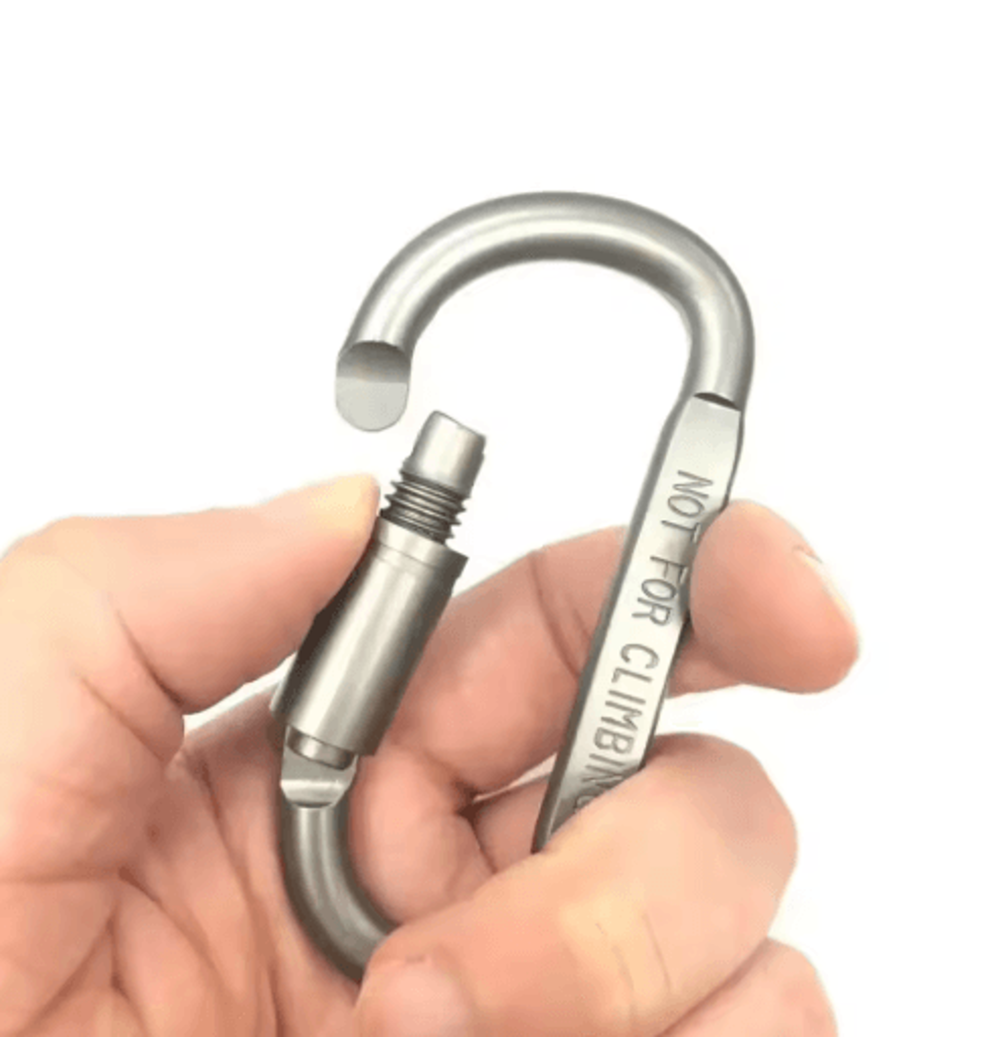 6Pack Tactical Aluminum Carabiner Keychain Hooks For EDC  Outdoor Use 7