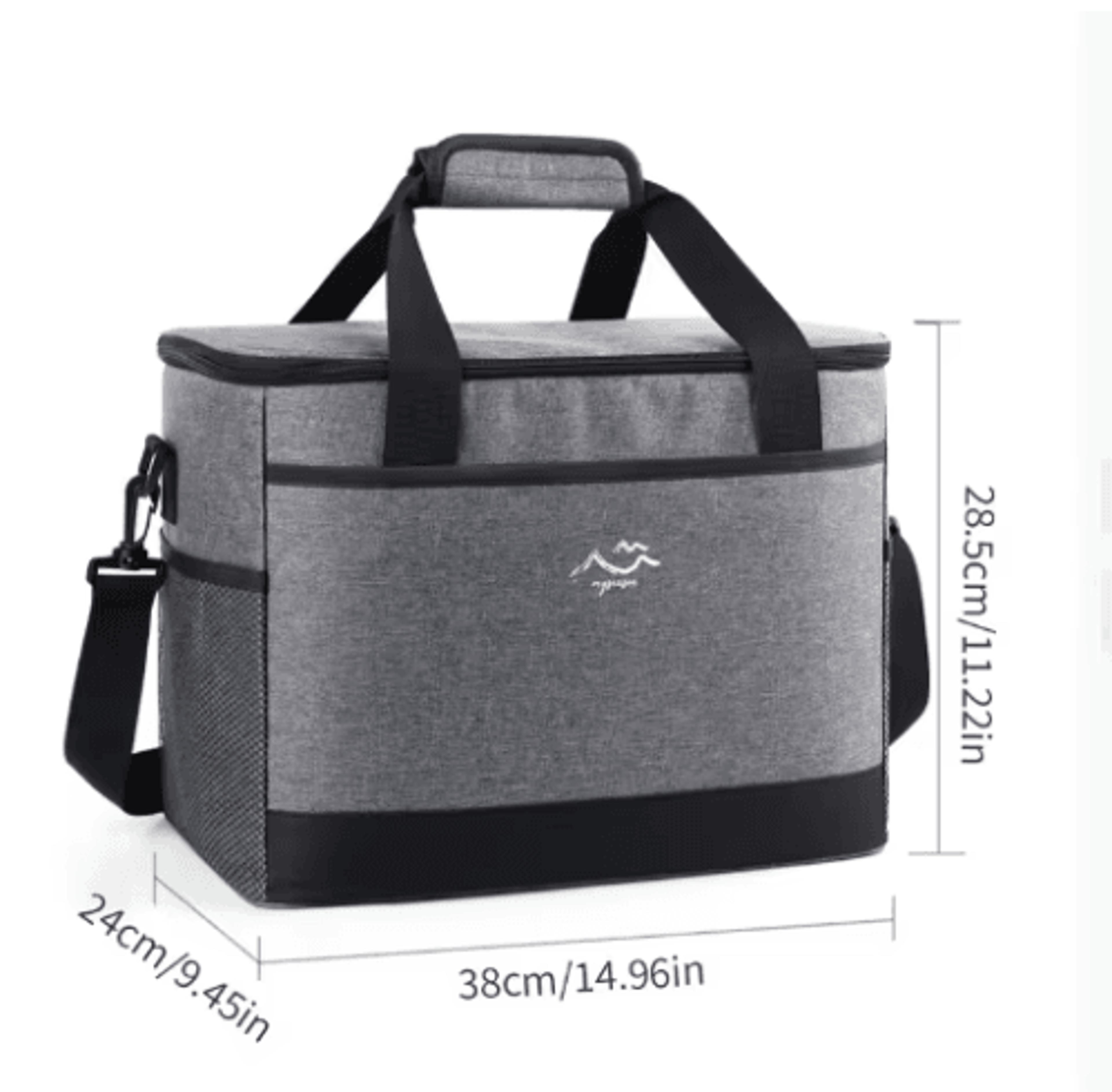 LargeCapacity Insulated Lunch Box With Ice Packs  Minimalist Crossbody Picnic Bag 3
