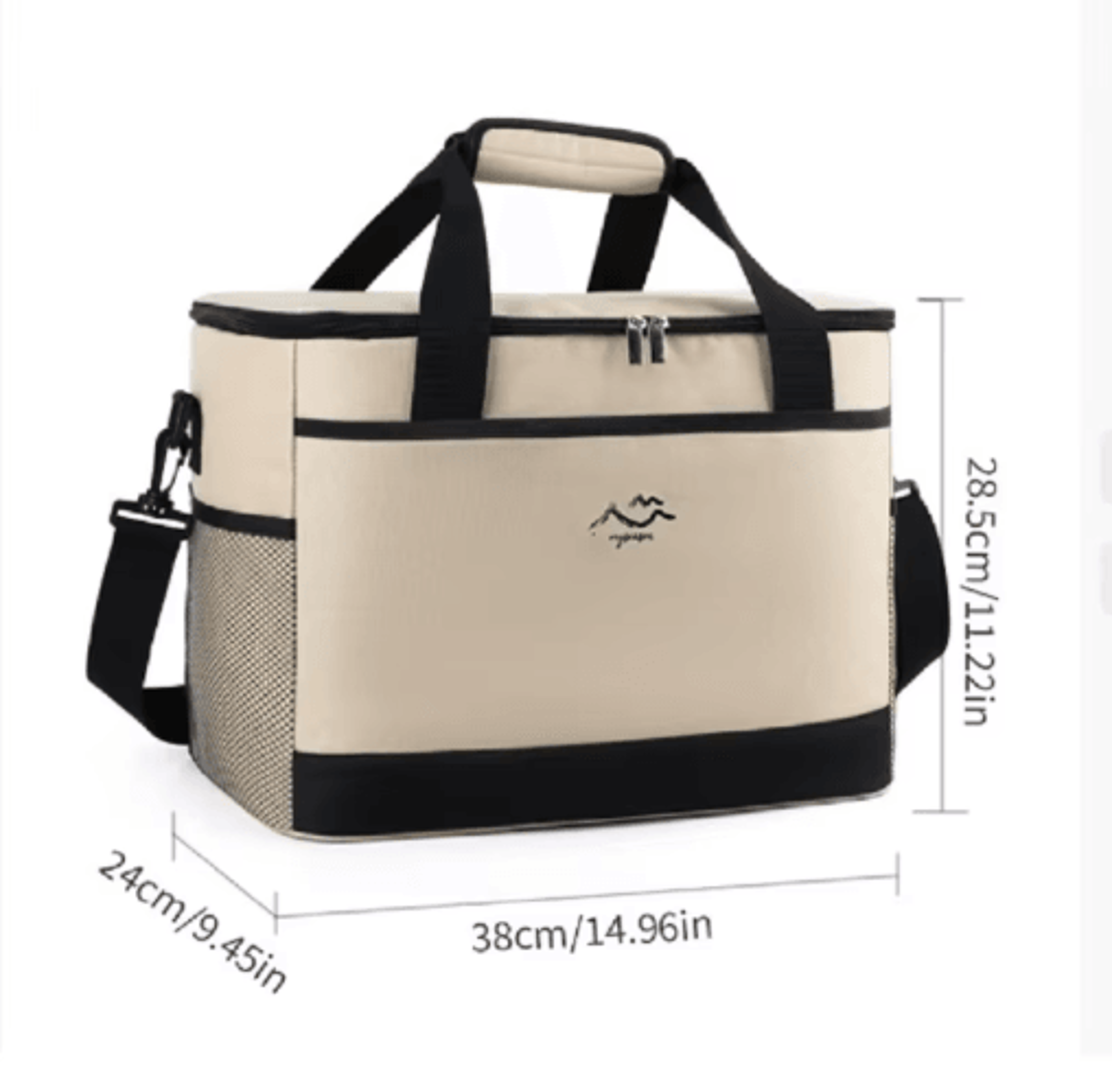LargeCapacity Insulated Lunch Box With Ice Packs  Minimalist Crossbody Picnic Bag 4