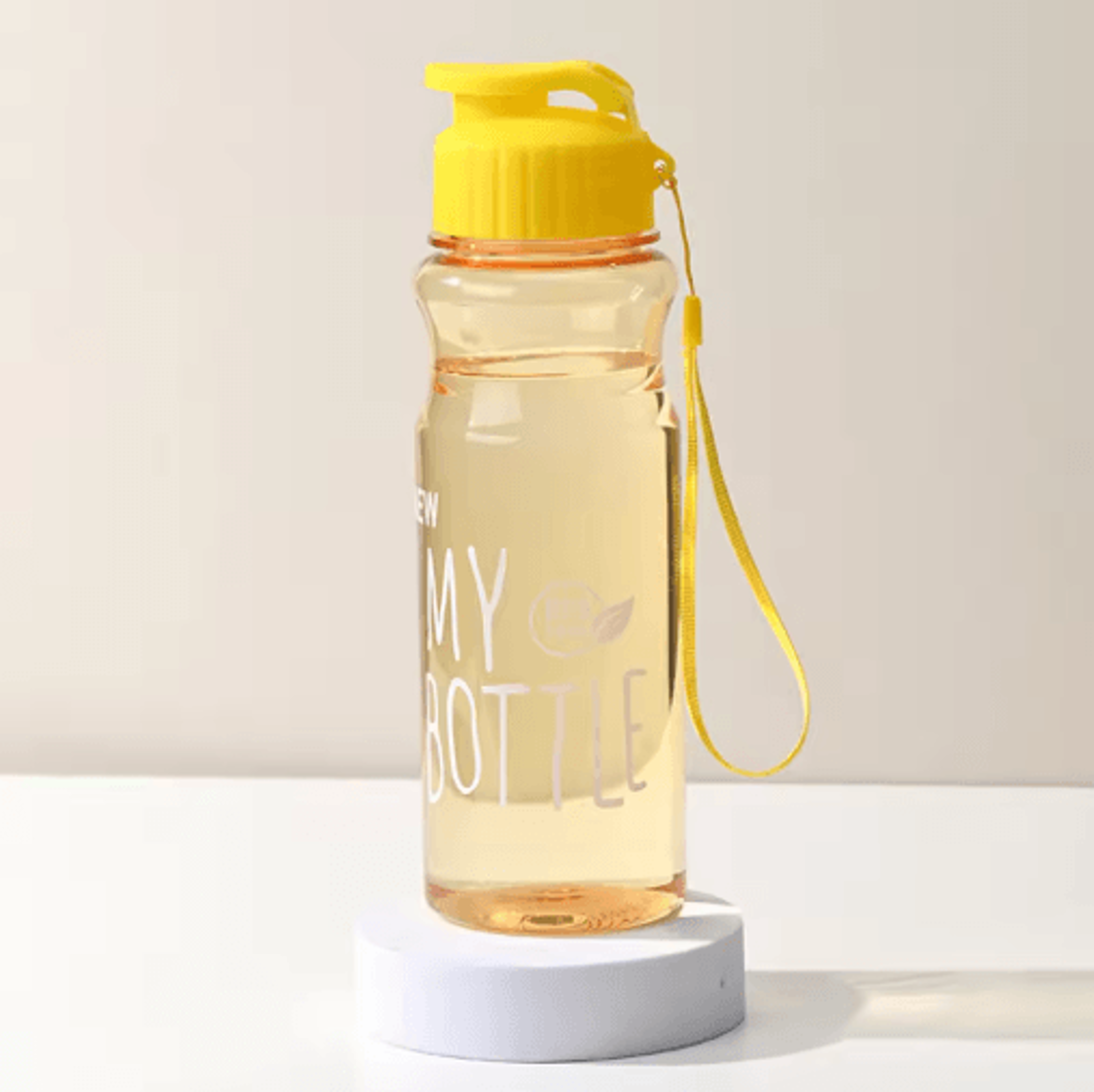 50ml Portable Sports Water Bottle With Flip Lid  AntiDrop Rope 1