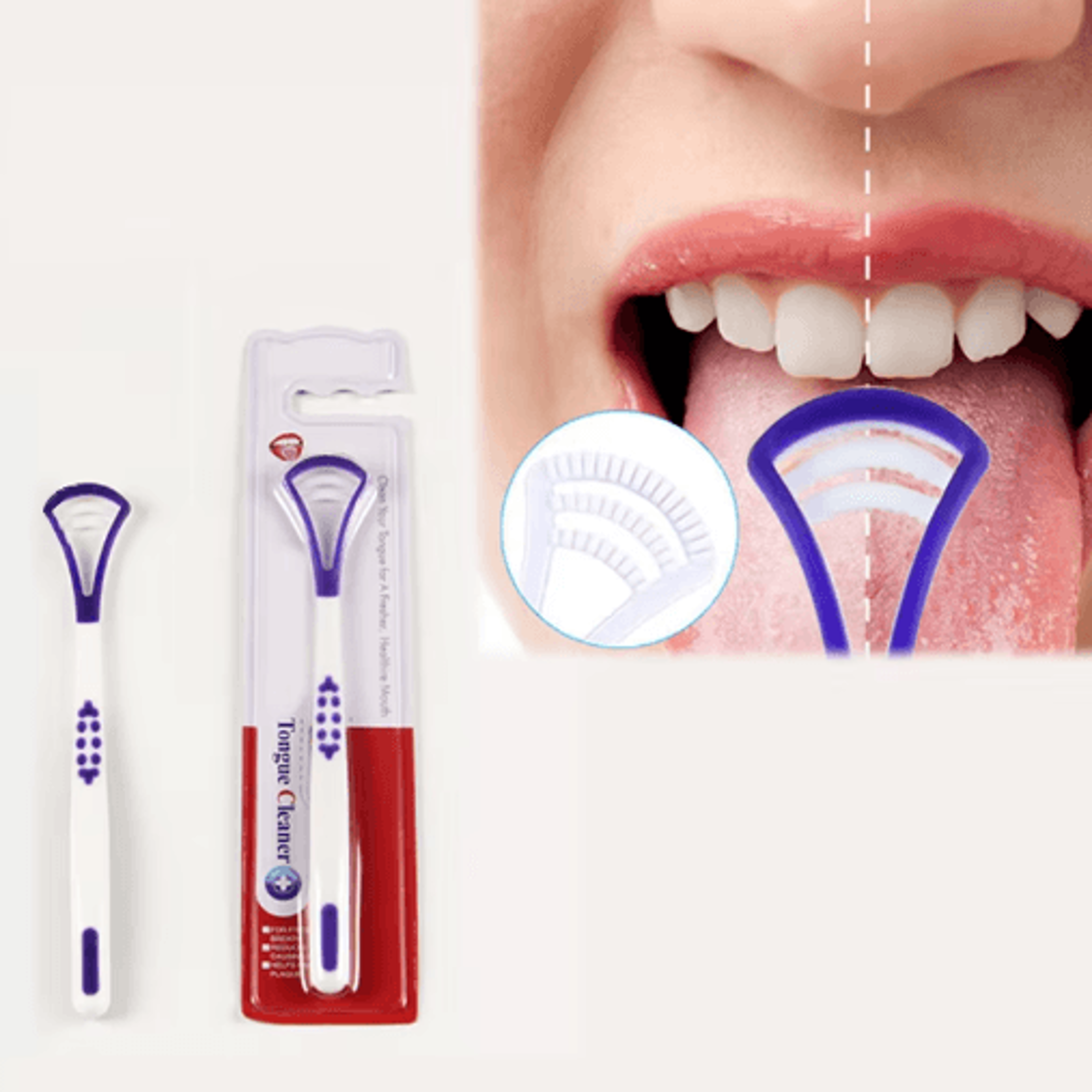 Tongue Scraper For Deep Cleaning Fresh Breath  Daily Oral Care 7