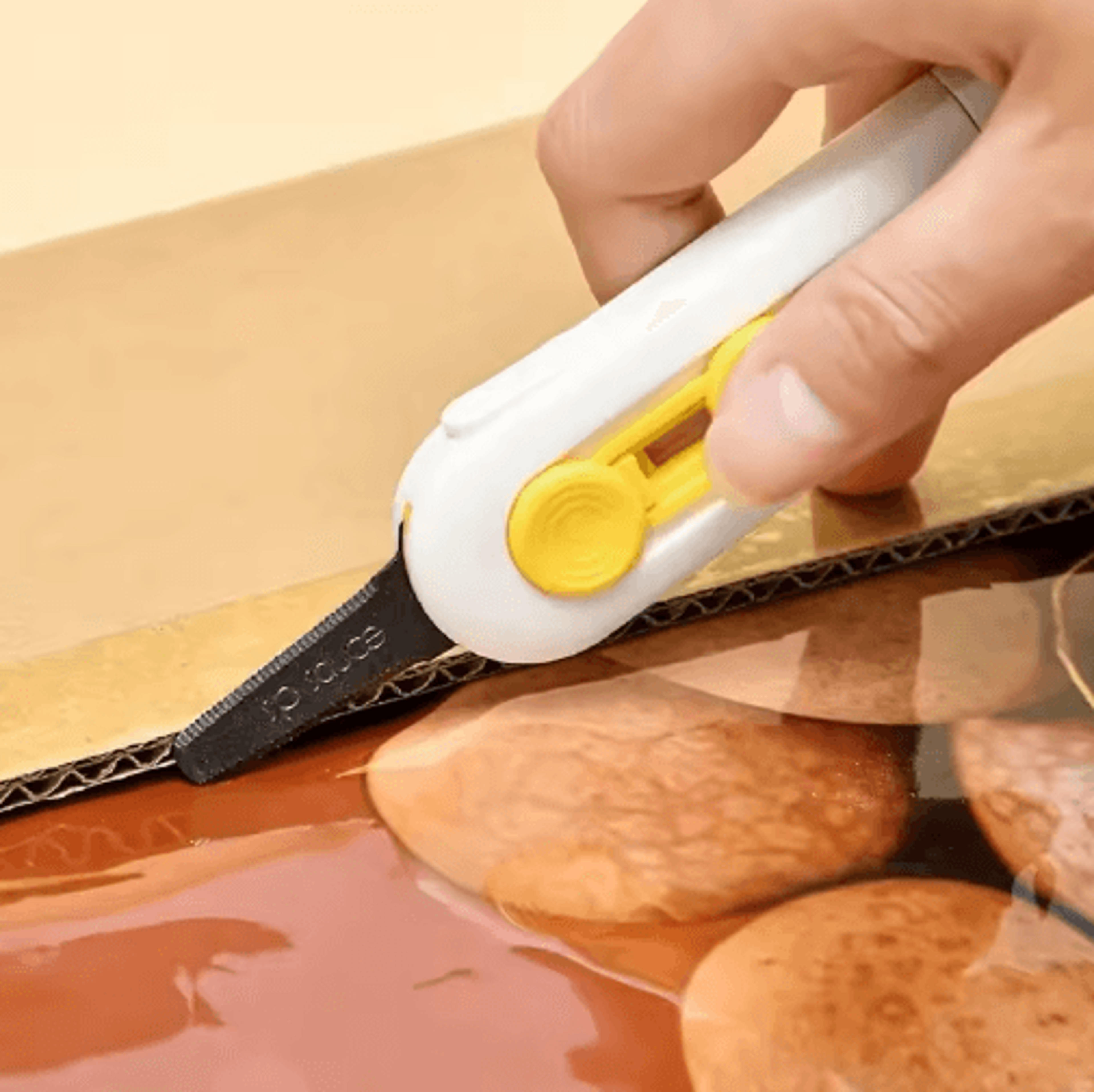 Mini Magnetic Art Utility Knife  Cute Portable Paper Cutter For Office  Unboxing 4