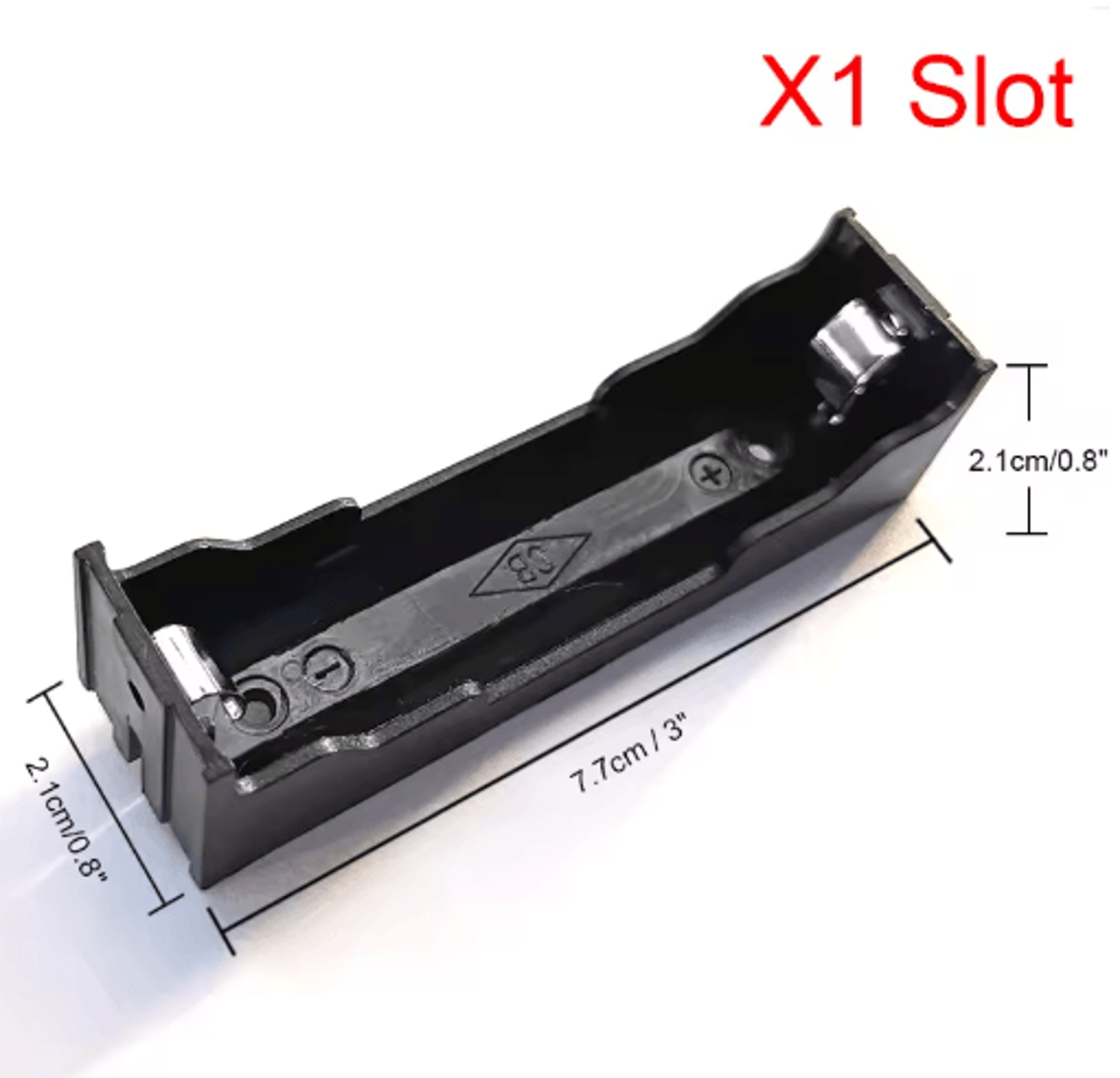 DIY ABS 18650 Battery Storage Case With Hard Pin 14 Slot Options 4