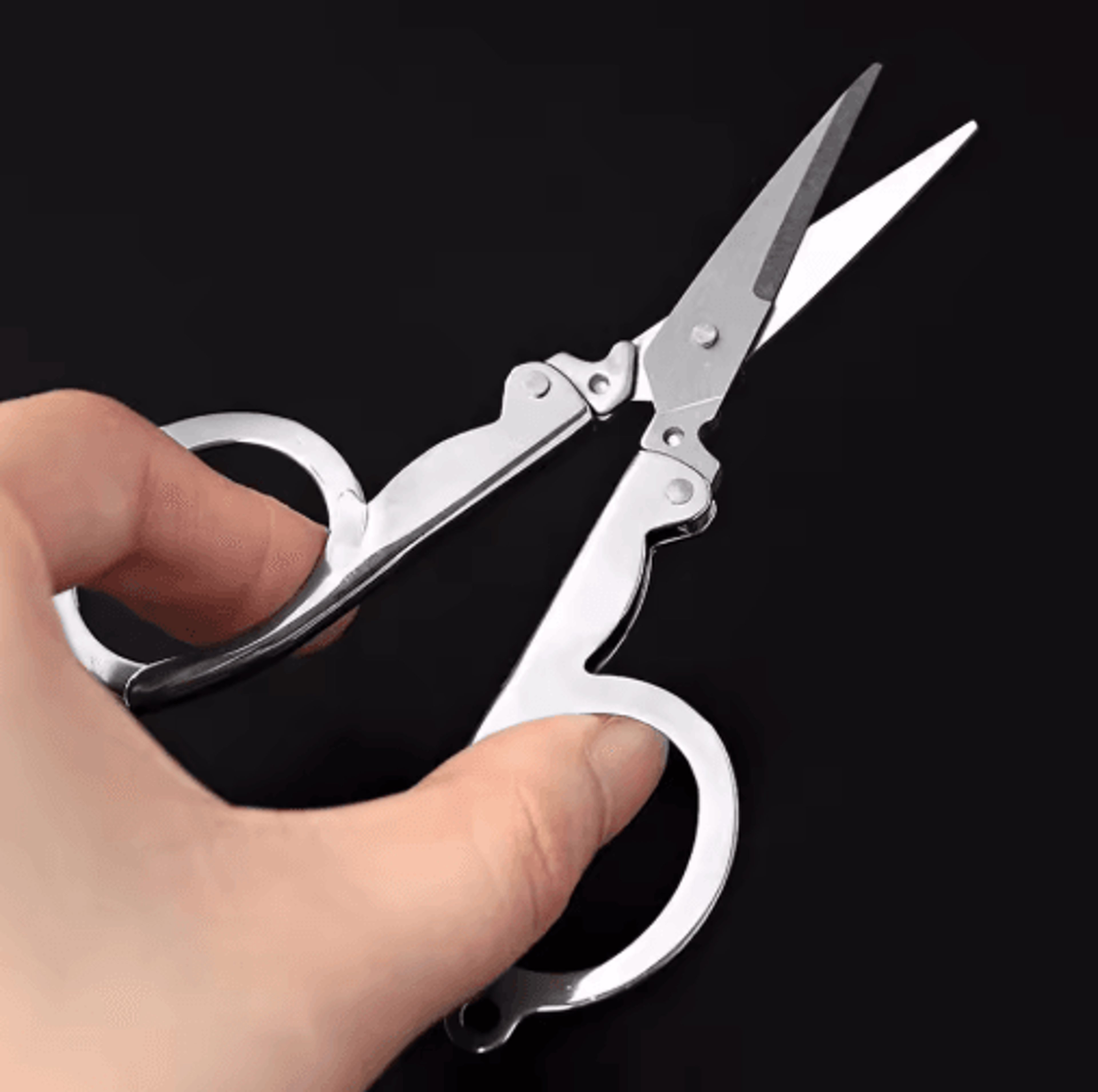 Folding Pocket Scissors  Mini Stainless Steel Scissors For Everyday Precision 4