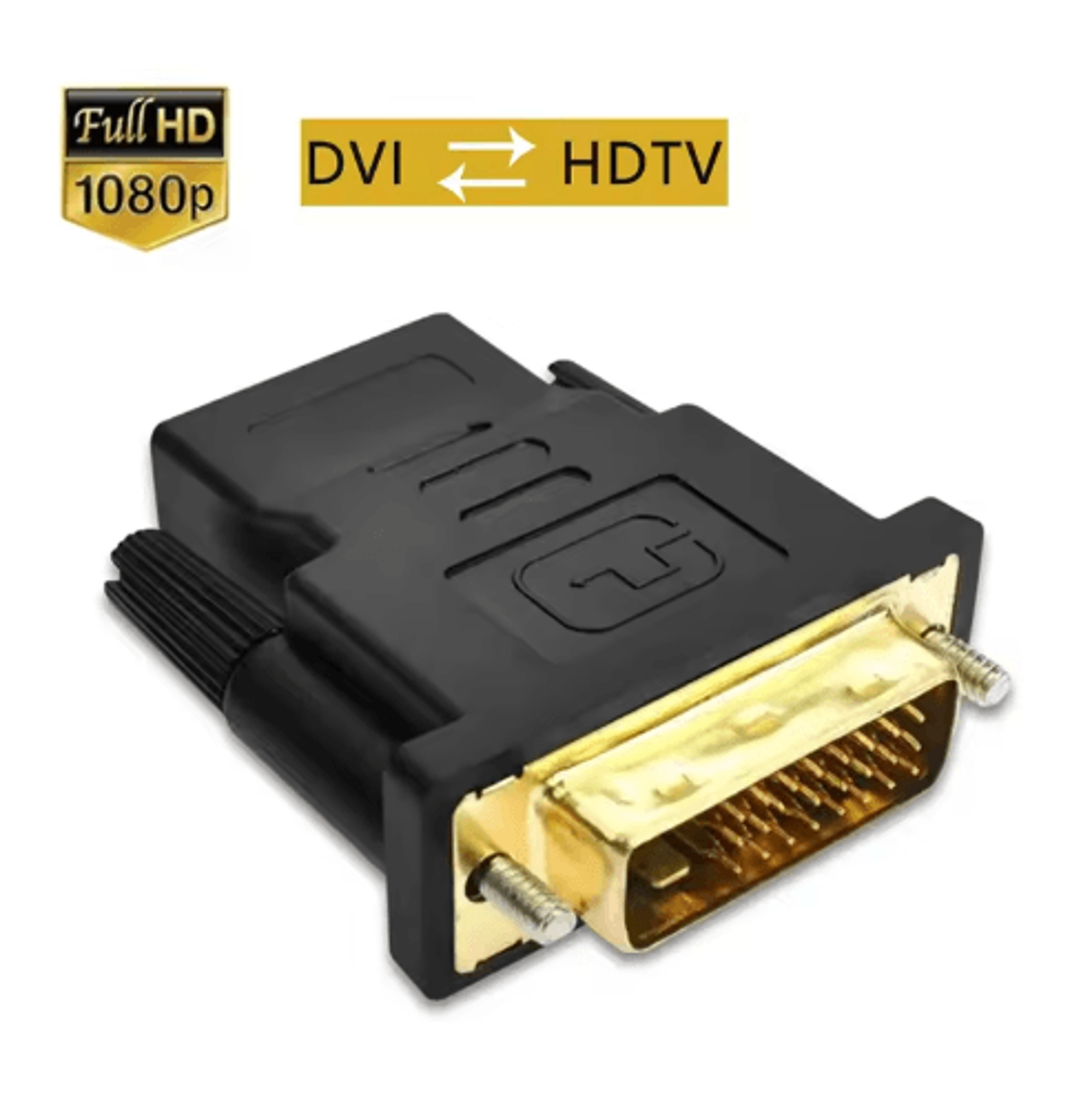 1080P DVI To HDMI BiDirectional Adapter Cable DVI 241 Male To HDMI Female 0