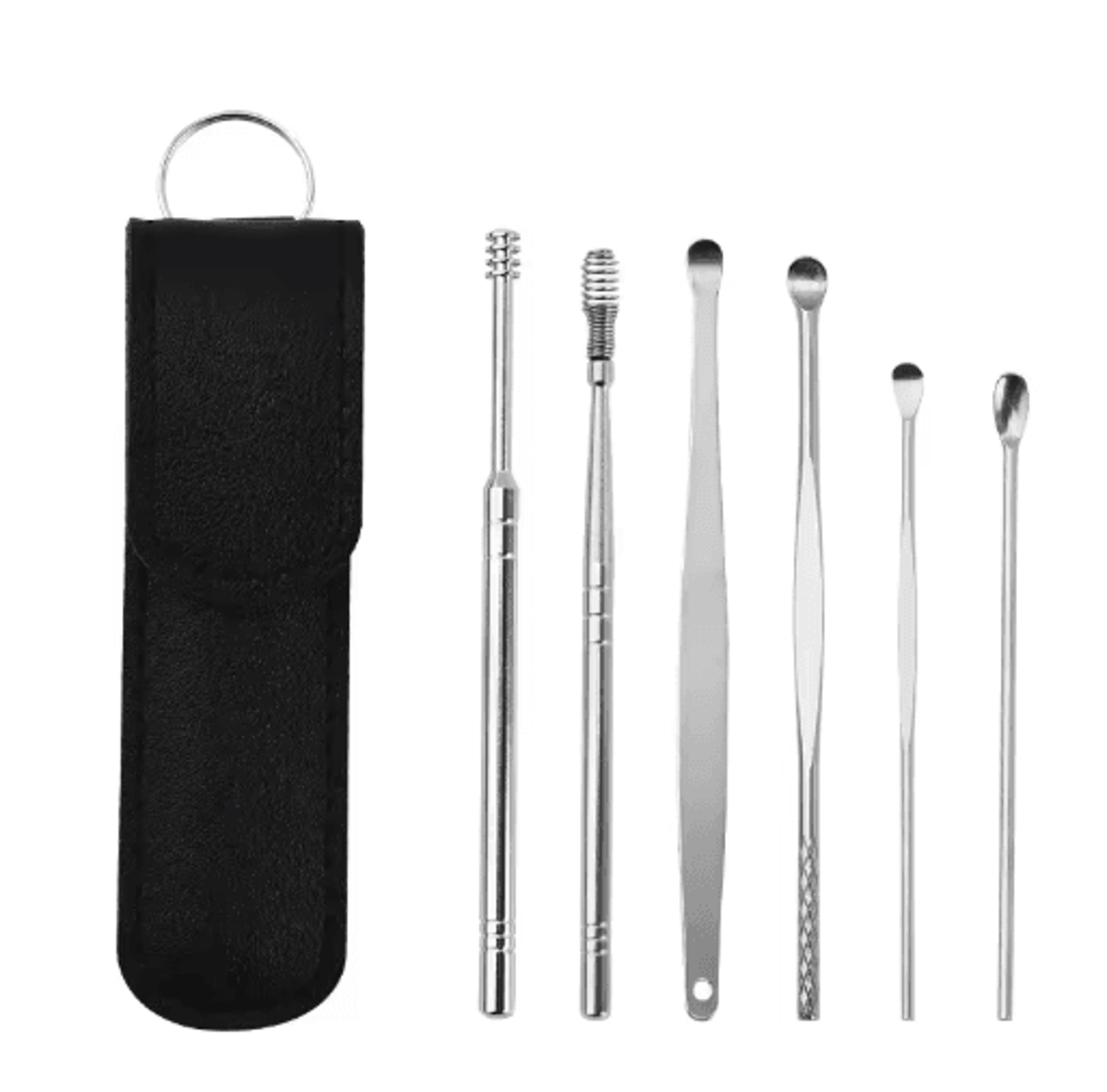 6 Piece Stainless Steel Ear Cleaner Set Precision Earwax Removal Tools 3