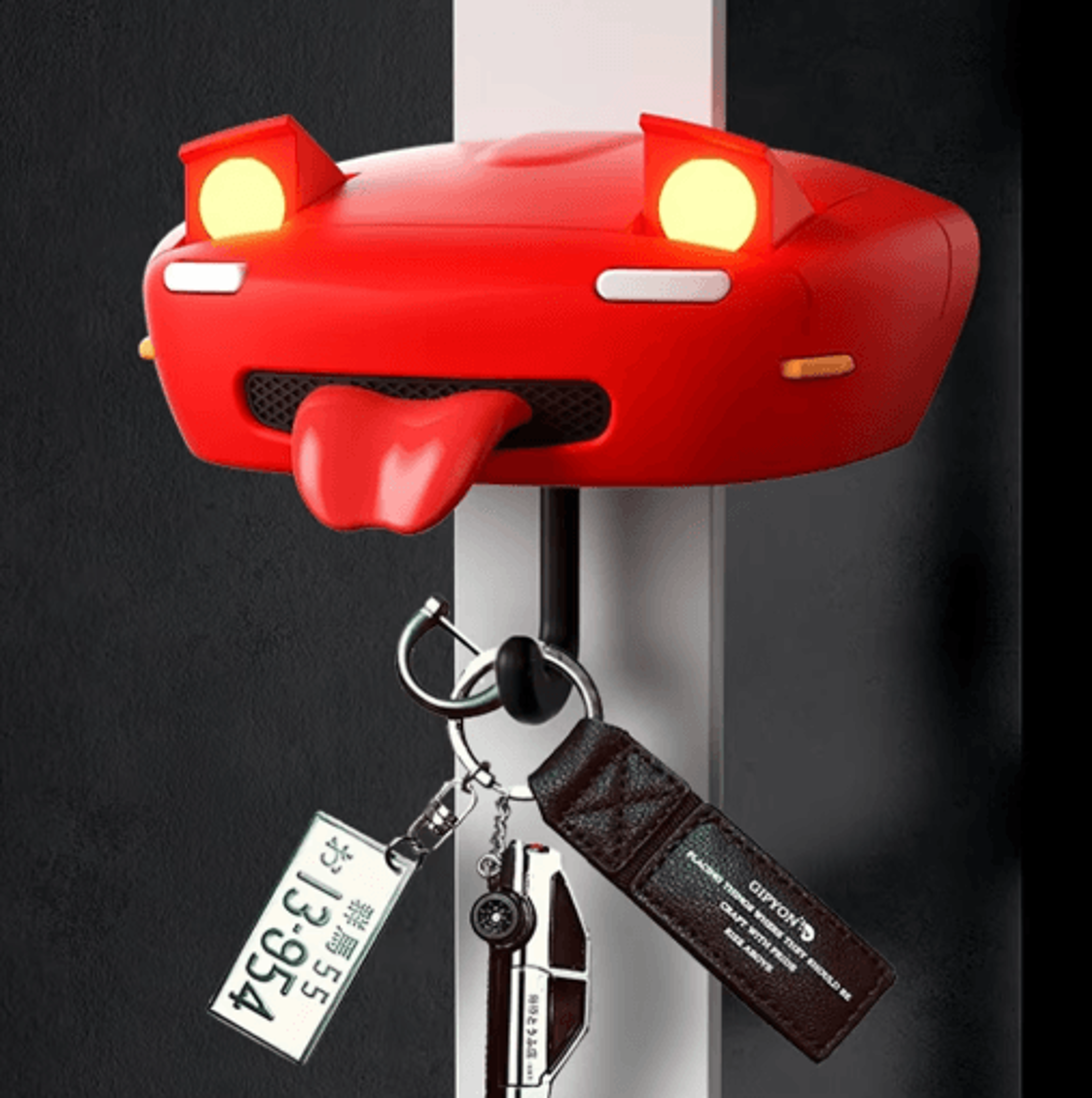 AE86 Headlight Key Holder Creative Car Hook And Wall Mount Storage Rack 6